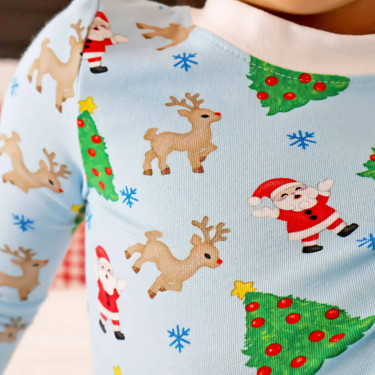 Christmas Cheer Blue Pajamas - Image 2