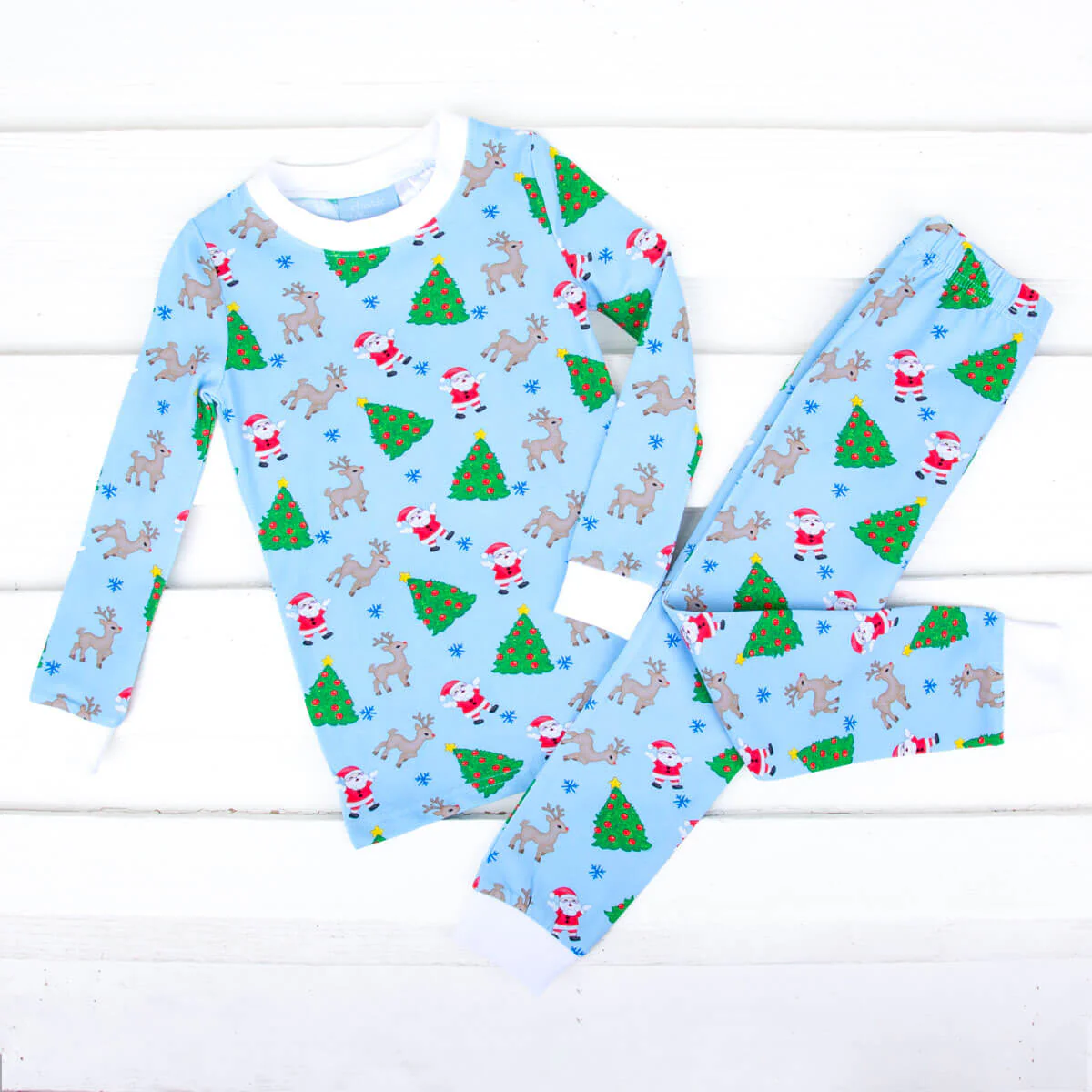 Christmas Cheer Blue Pajamas - Image 6