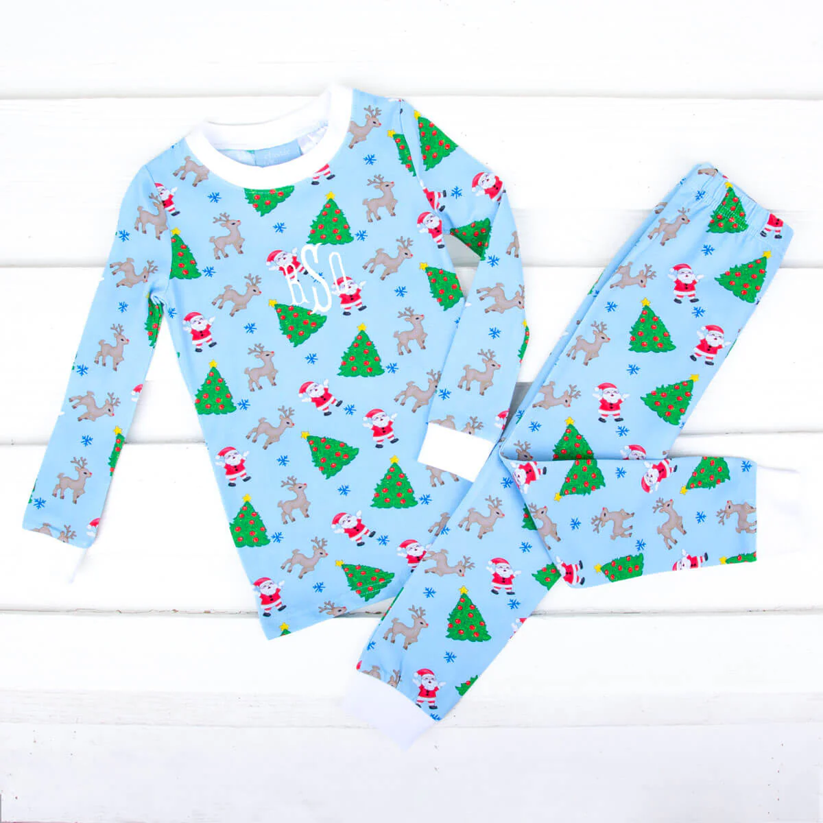 Christmas Cheer Blue Pajamas - Image 7