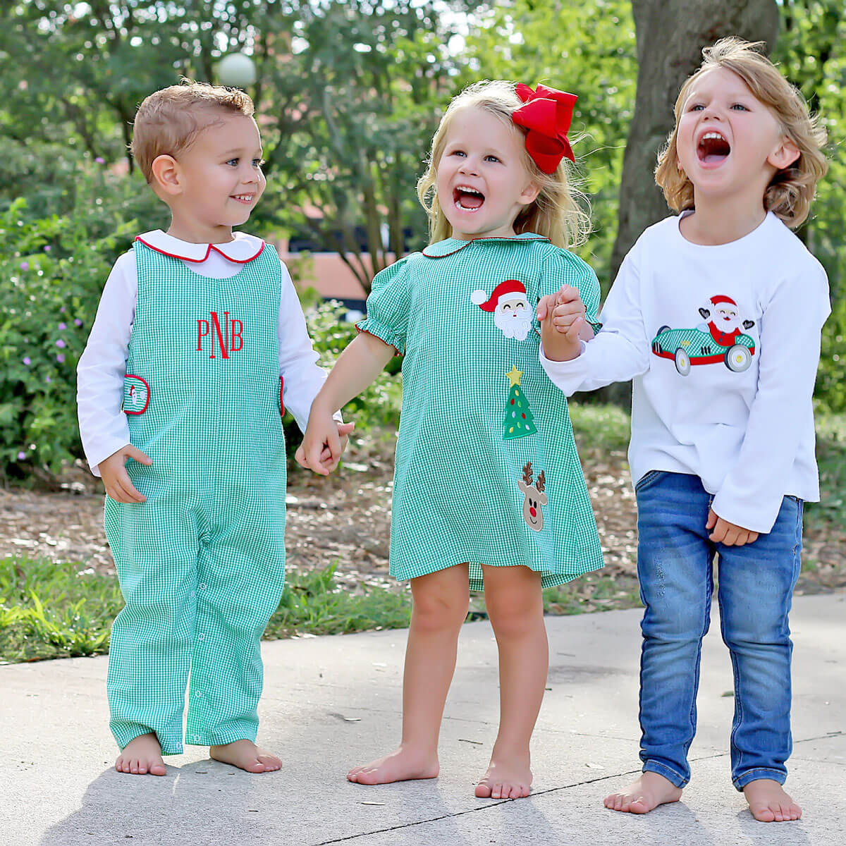 Christmas Cheer Green Sally Dress - Image 4