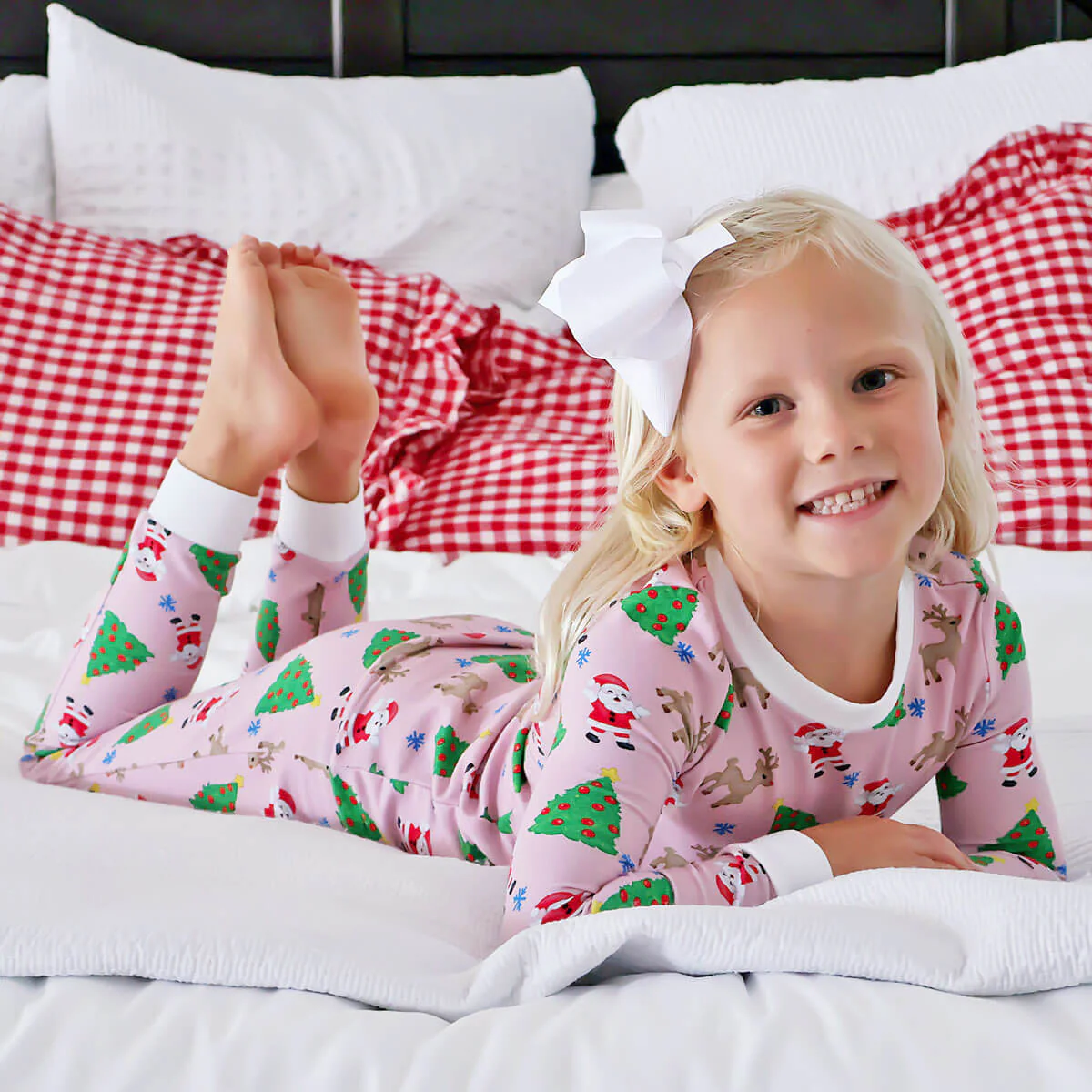 Christmas Cheer Pink Pajamas - Image 6