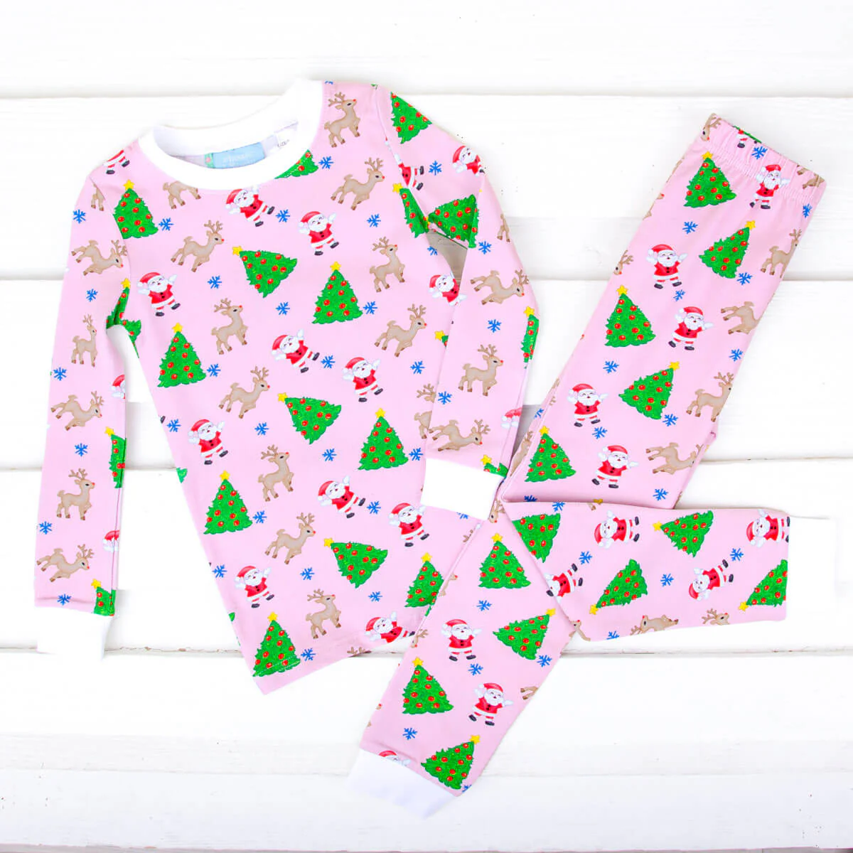 Christmas Cheer Pink Pajamas - Image 7
