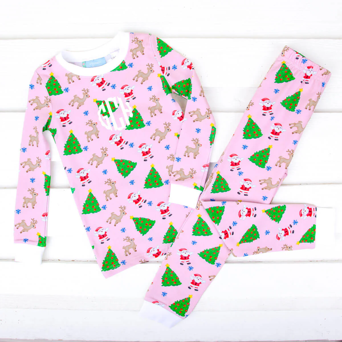 Christmas Cheer Pink Pajamas - Image 8