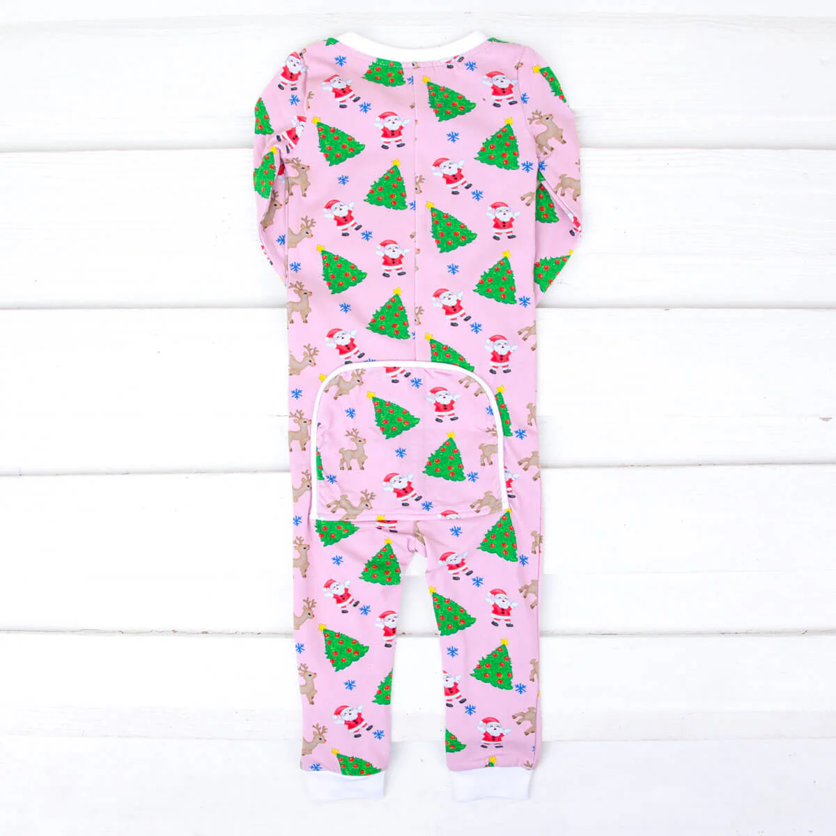 Christmas Cheer Pink Zip Sleeper - Image 6