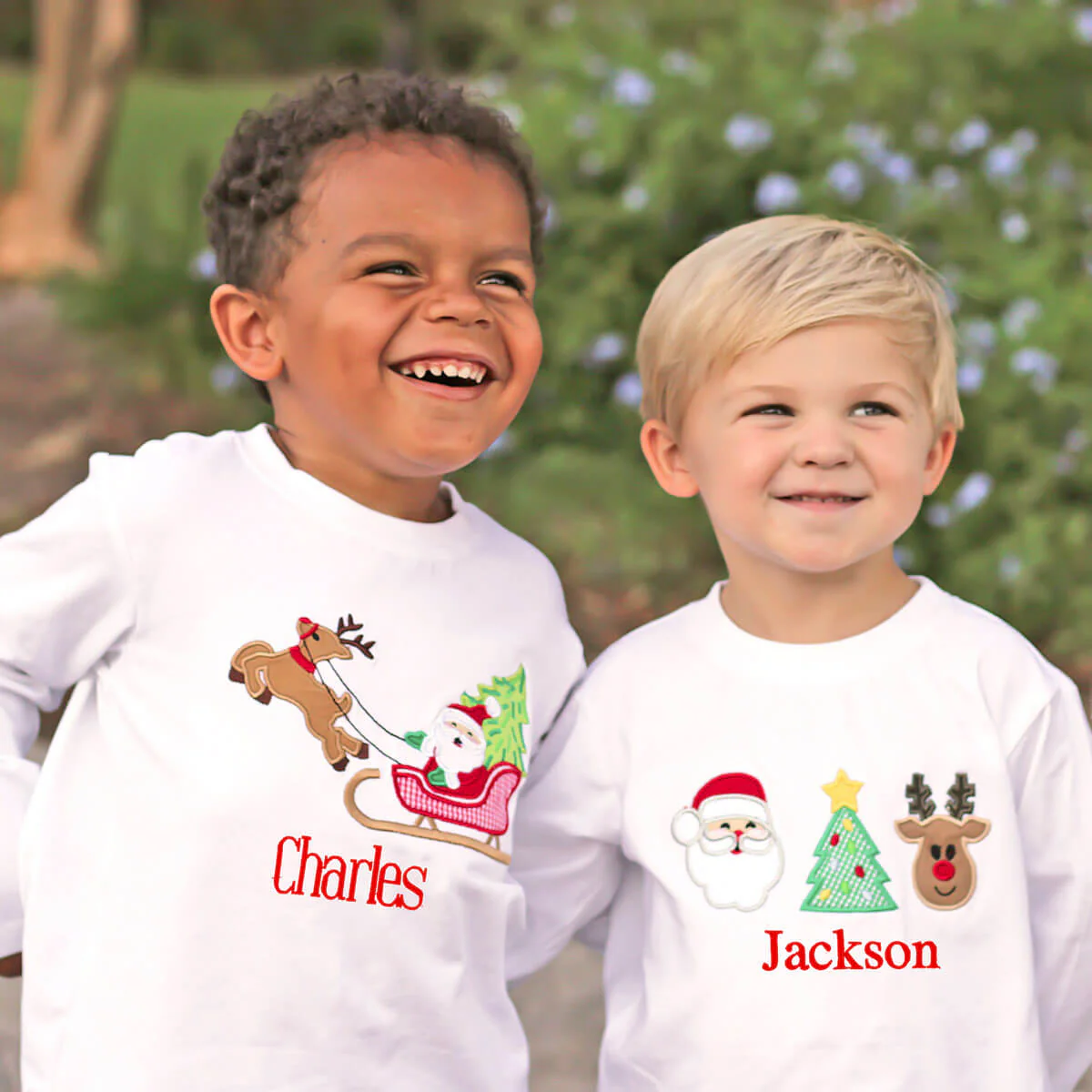 Christmas Cheer White Long Sleeve Shirt - Image 3