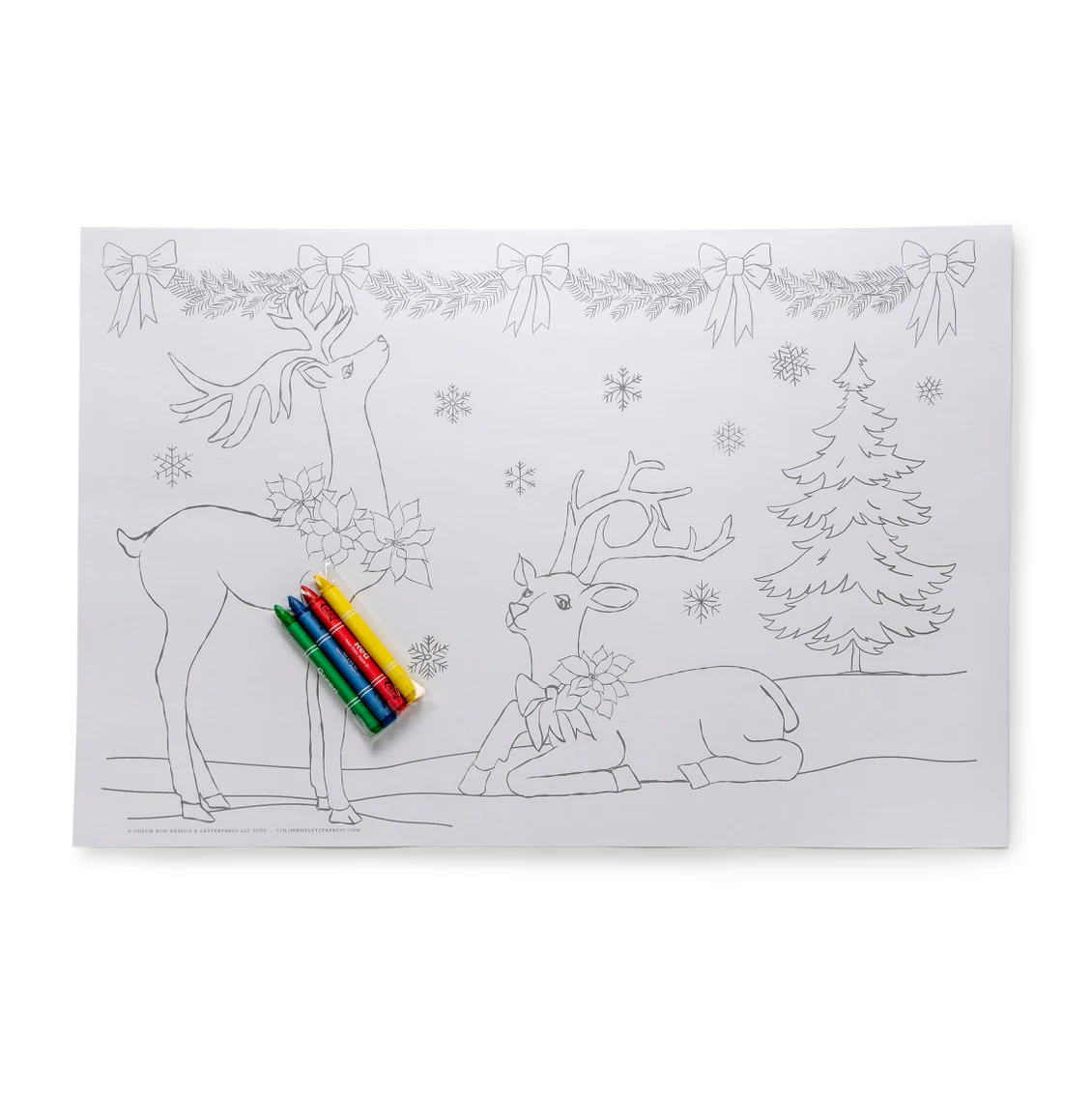 Christmas Coloring Place Mats - Image 2