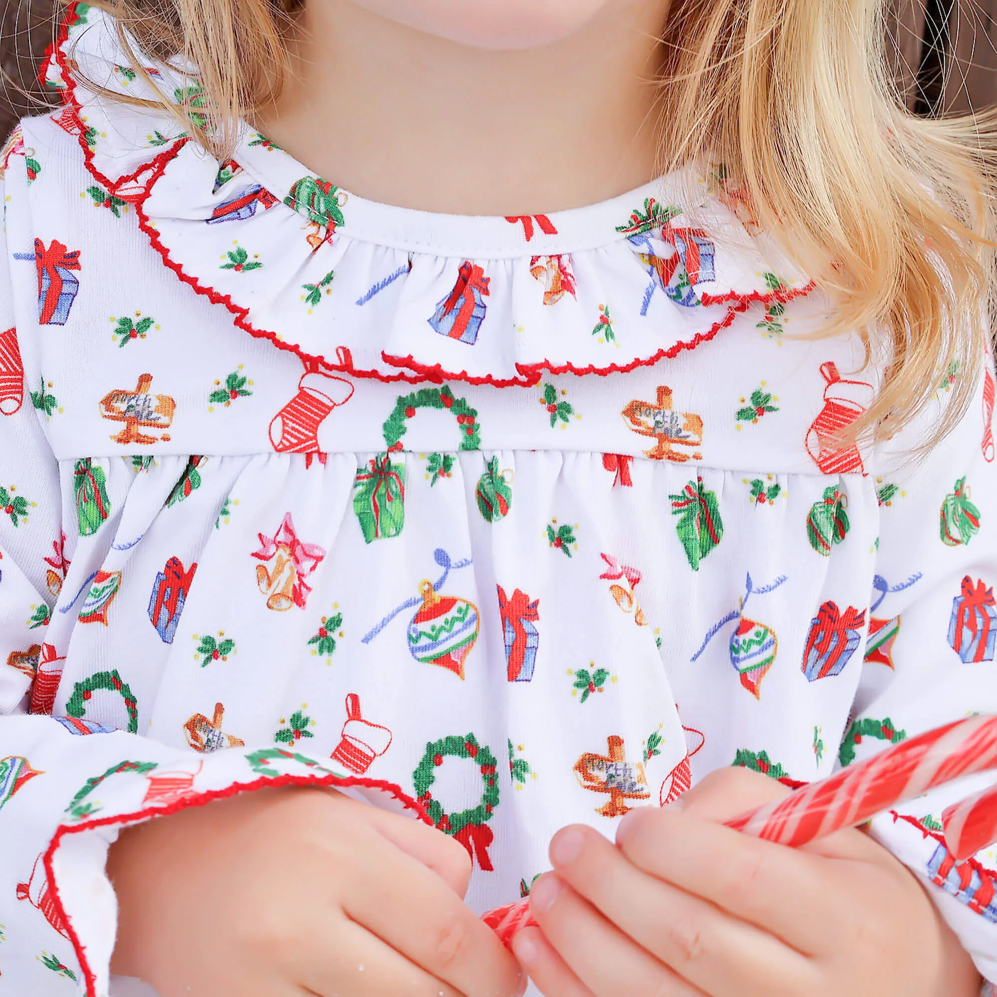 Christmas Delights Ruffle Collared Bubble - Image 3