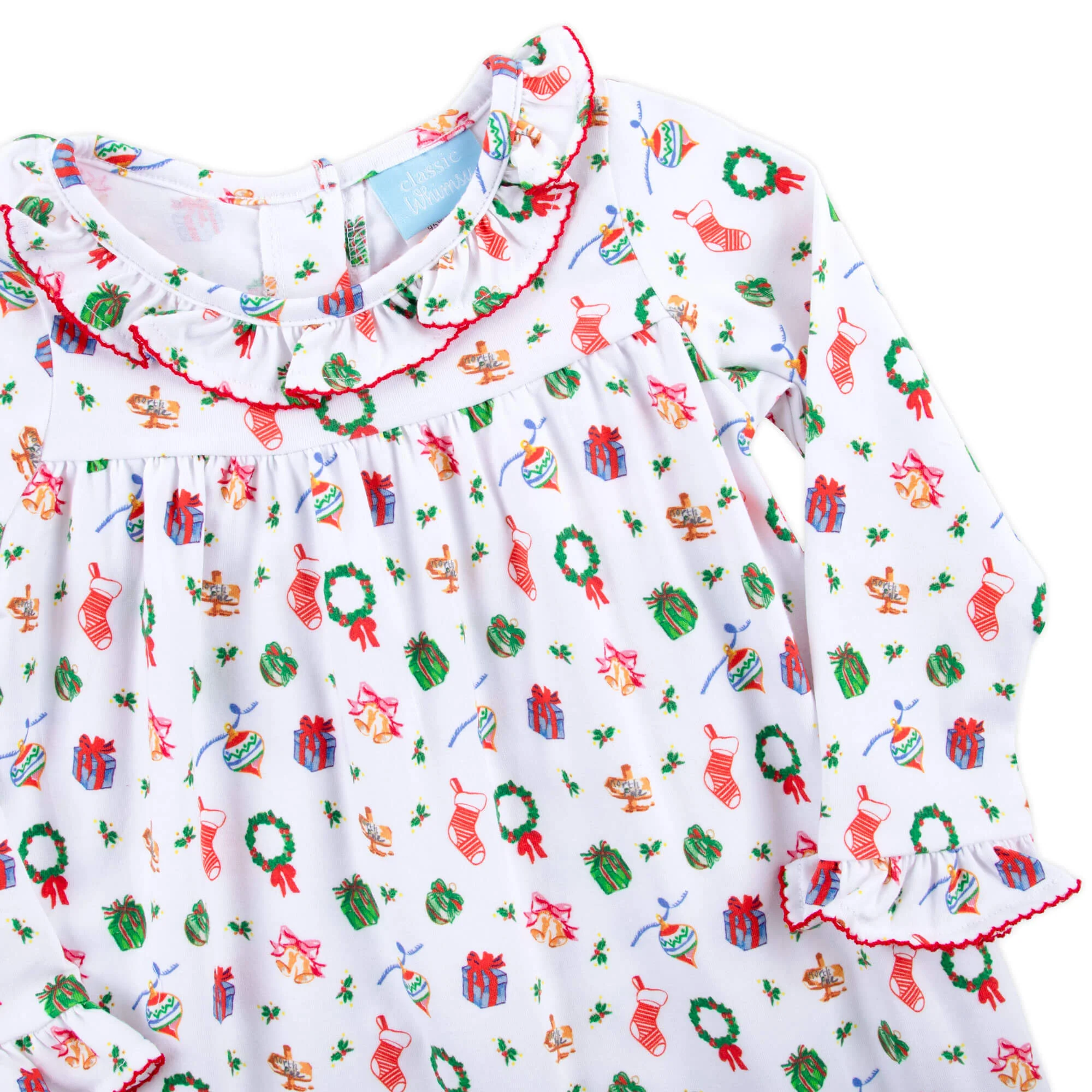 Christmas Delights Ruffle Collared Bubble - Image 4
