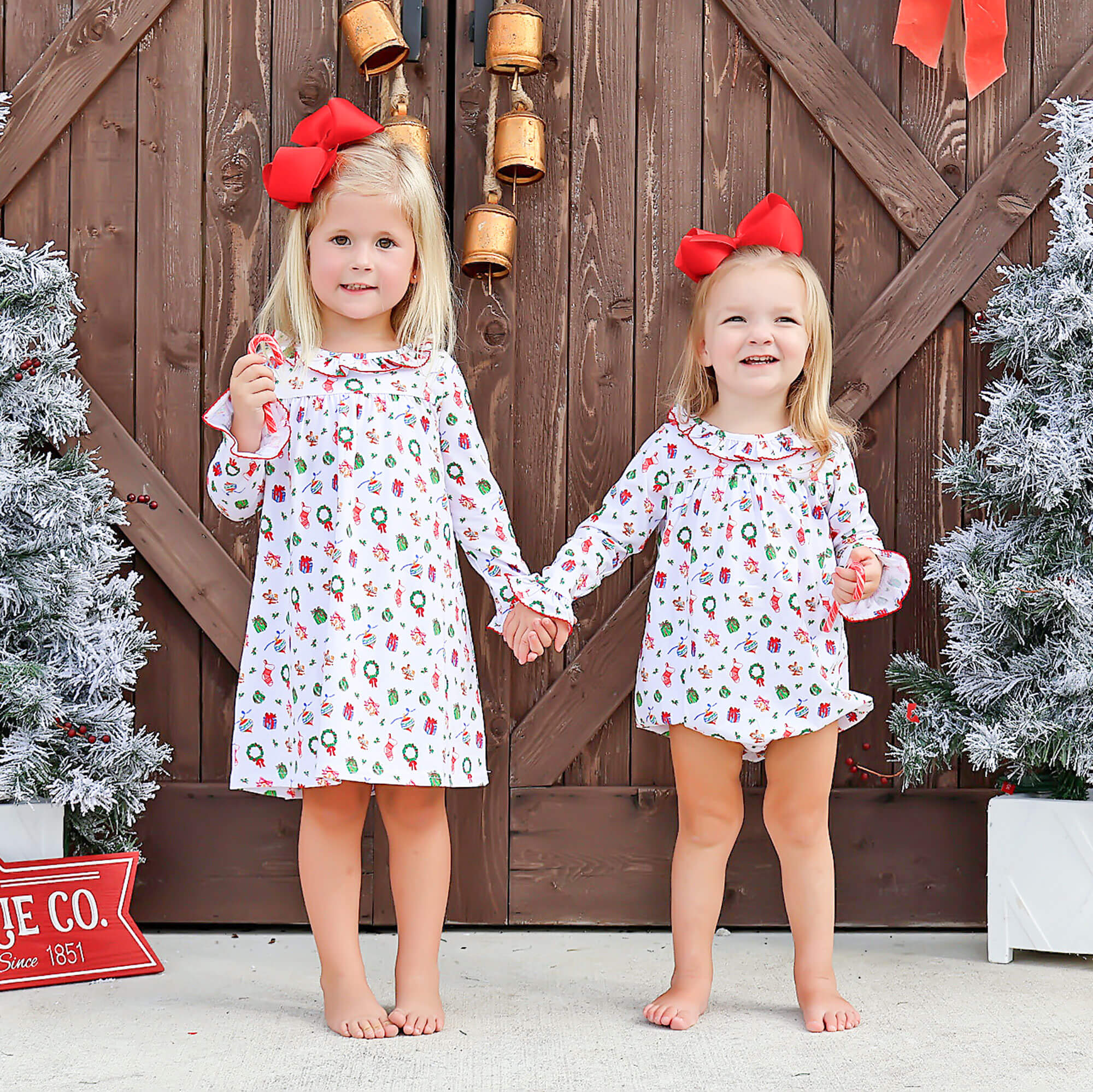 Christmas Delights Ruffle Collared Bubble - Image 5