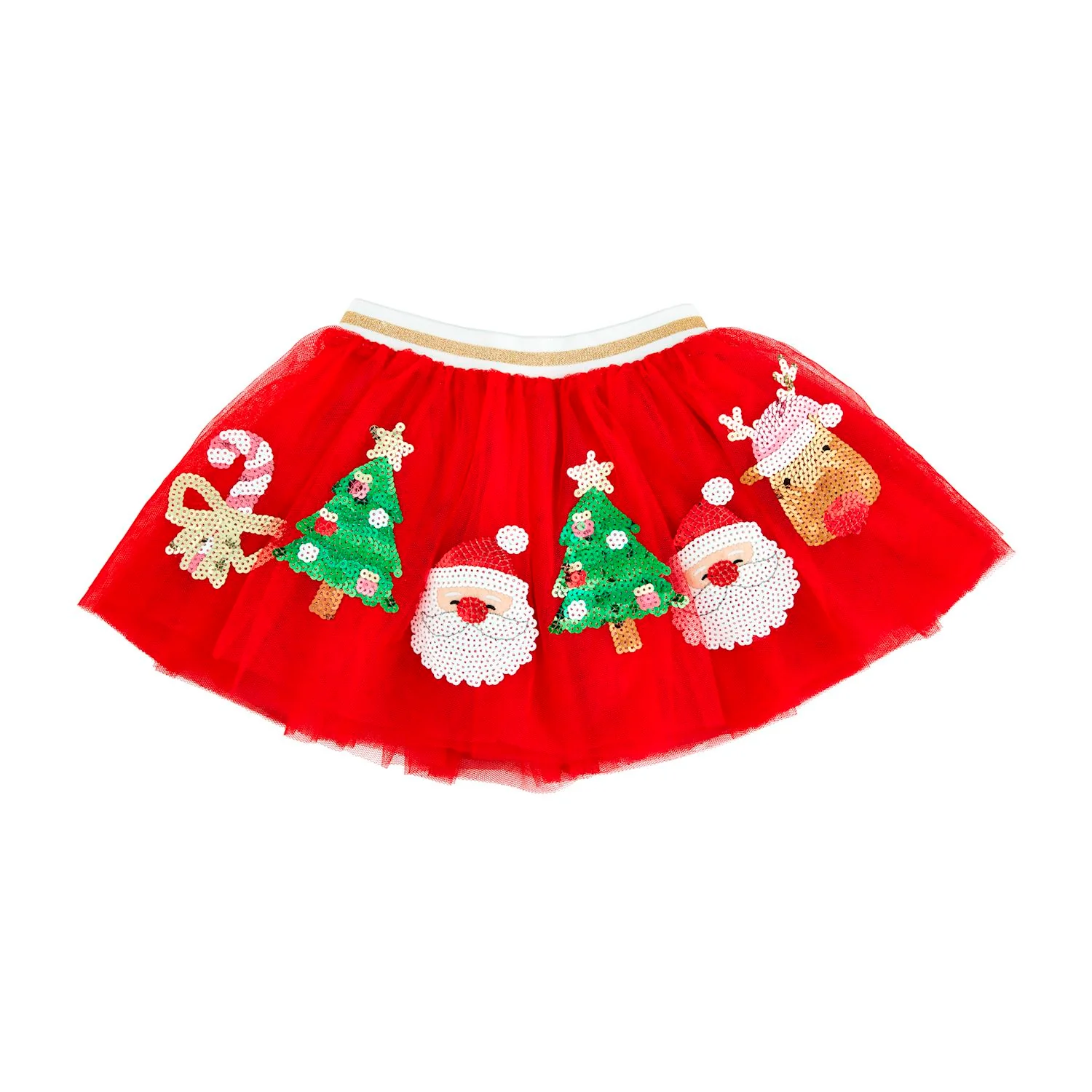 Christmas Sequin Tutu Skirt - Image 3