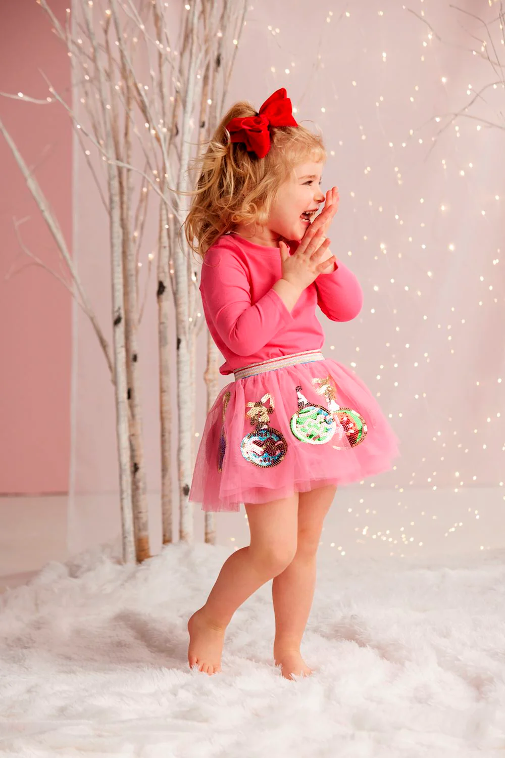 Christmas Sequin Tutu Skirt - Image 5