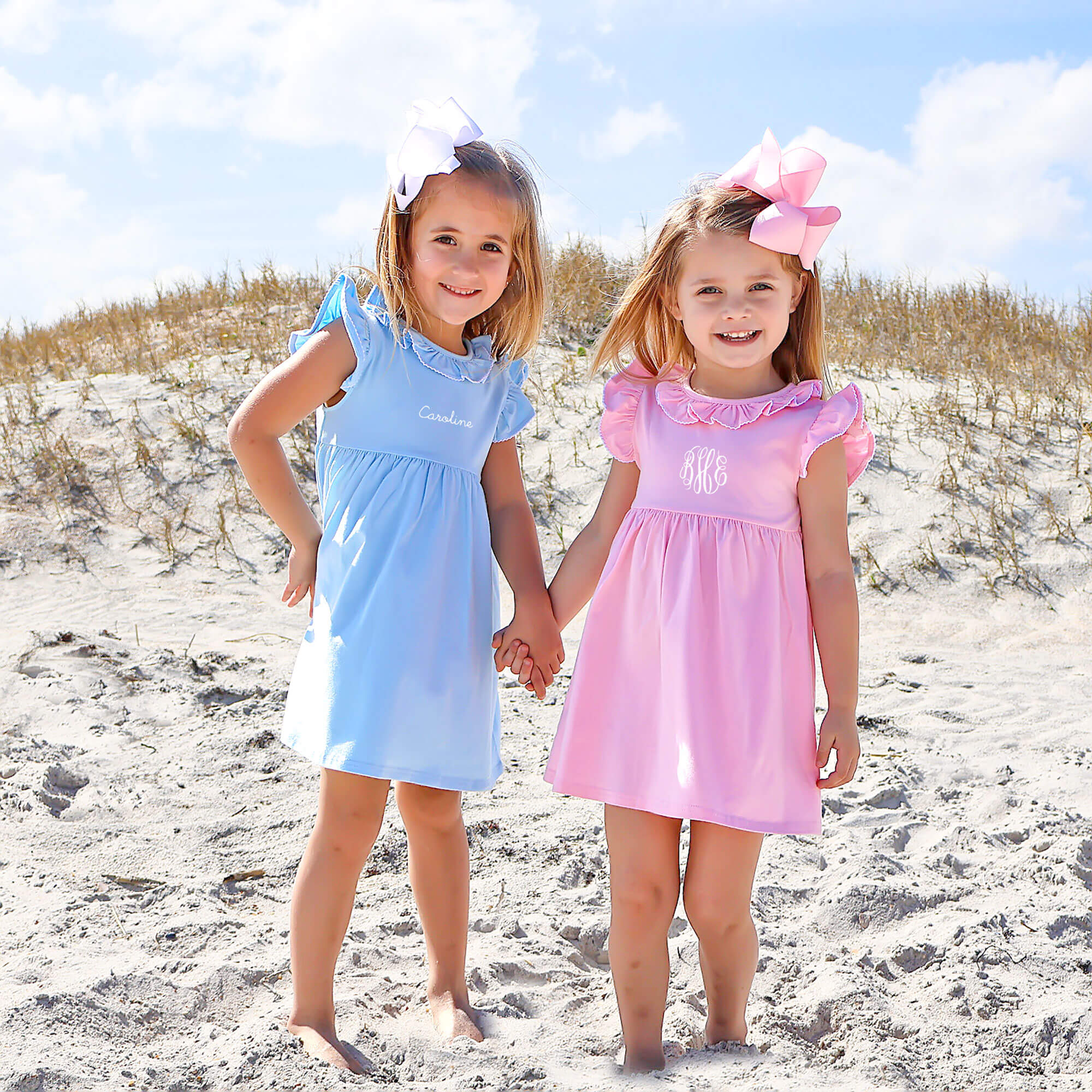 Colette Ruffle Collar Pink Knit Dress - Image 4