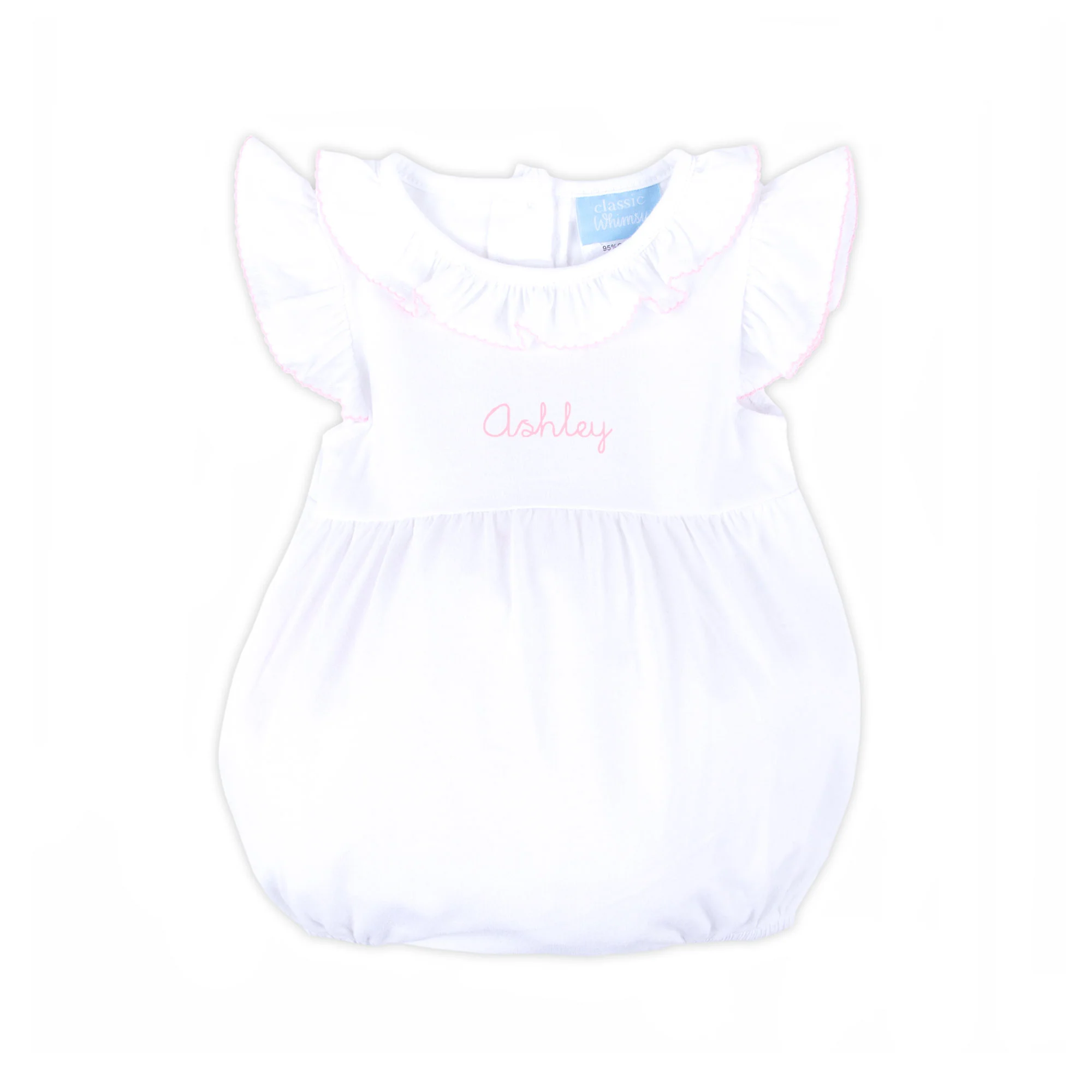 Colette Ruffle Collar White Knit Bubble - Image 2