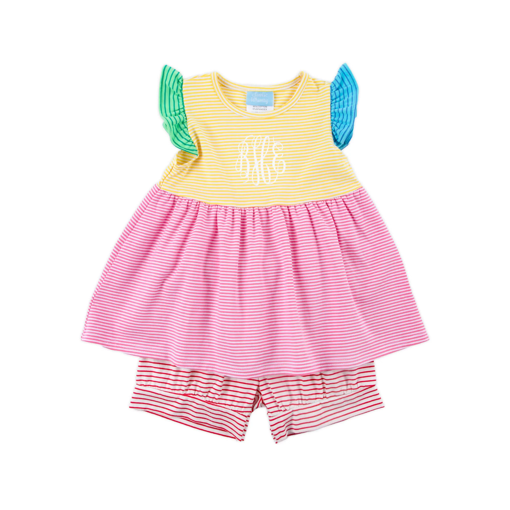 Colorblock Stripe Alexa Short Set - Image 2