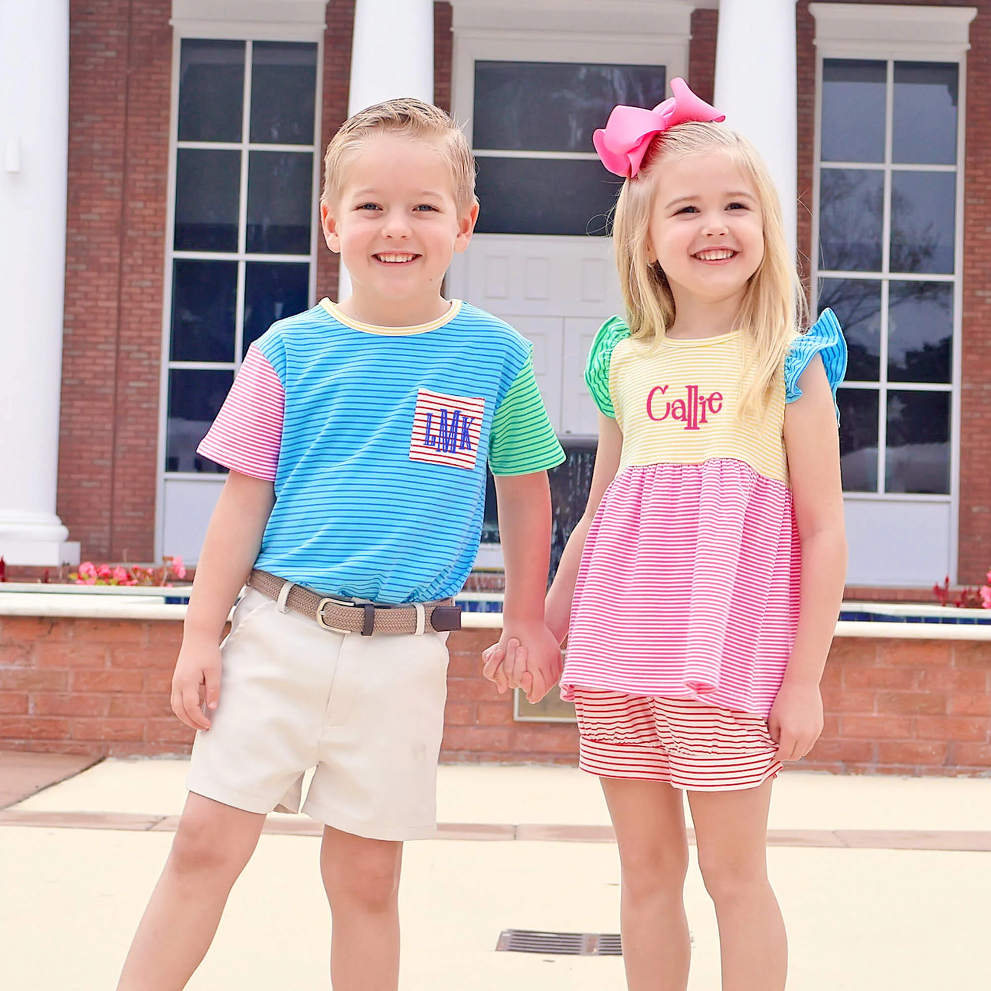 Colorblock Stripe Short Sleeve Pocket Shirt - Image 5