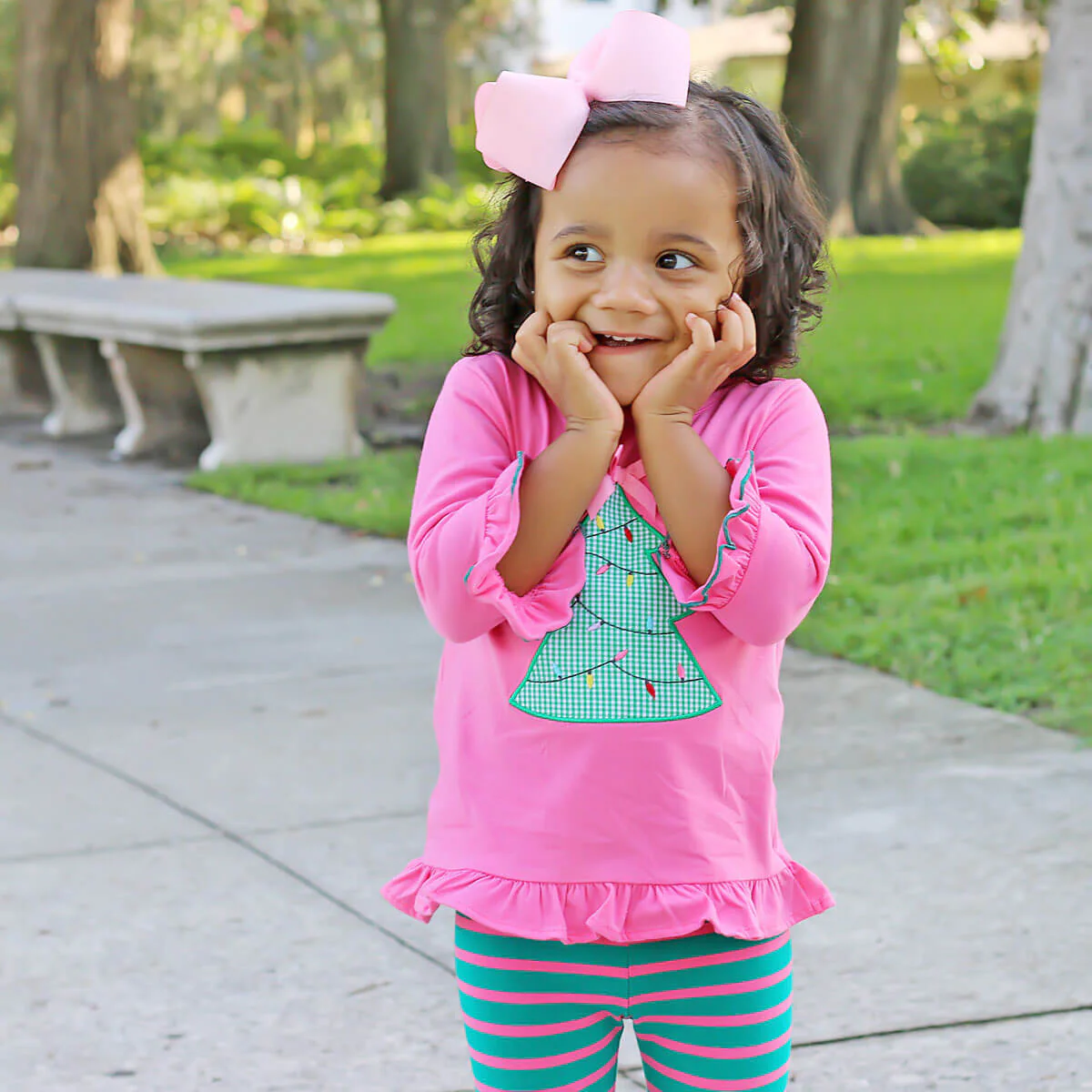 Colorful Tree Lights Milly Legging Set - Image 5