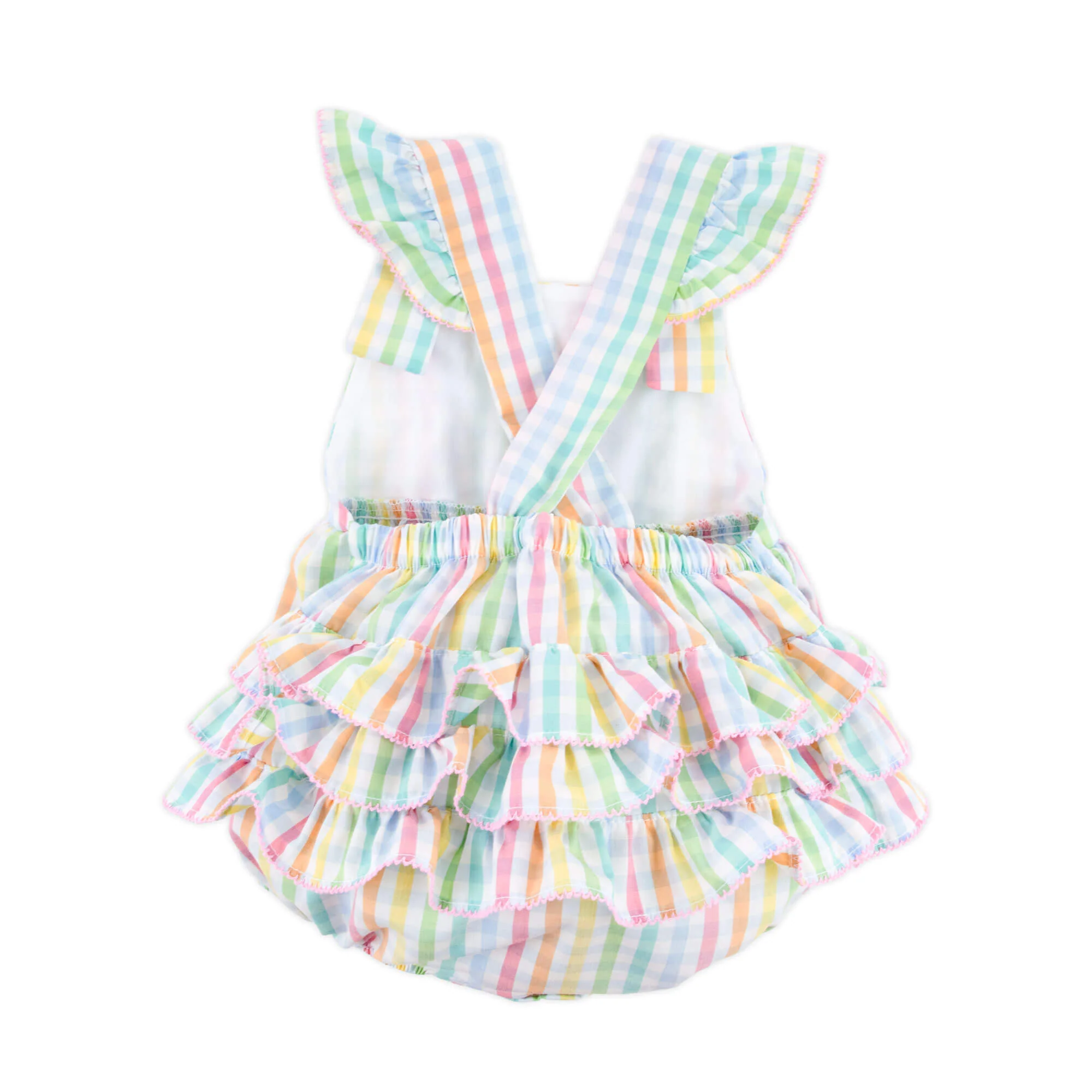 Colorful Multi Plaid Leah Bubble - Image 2