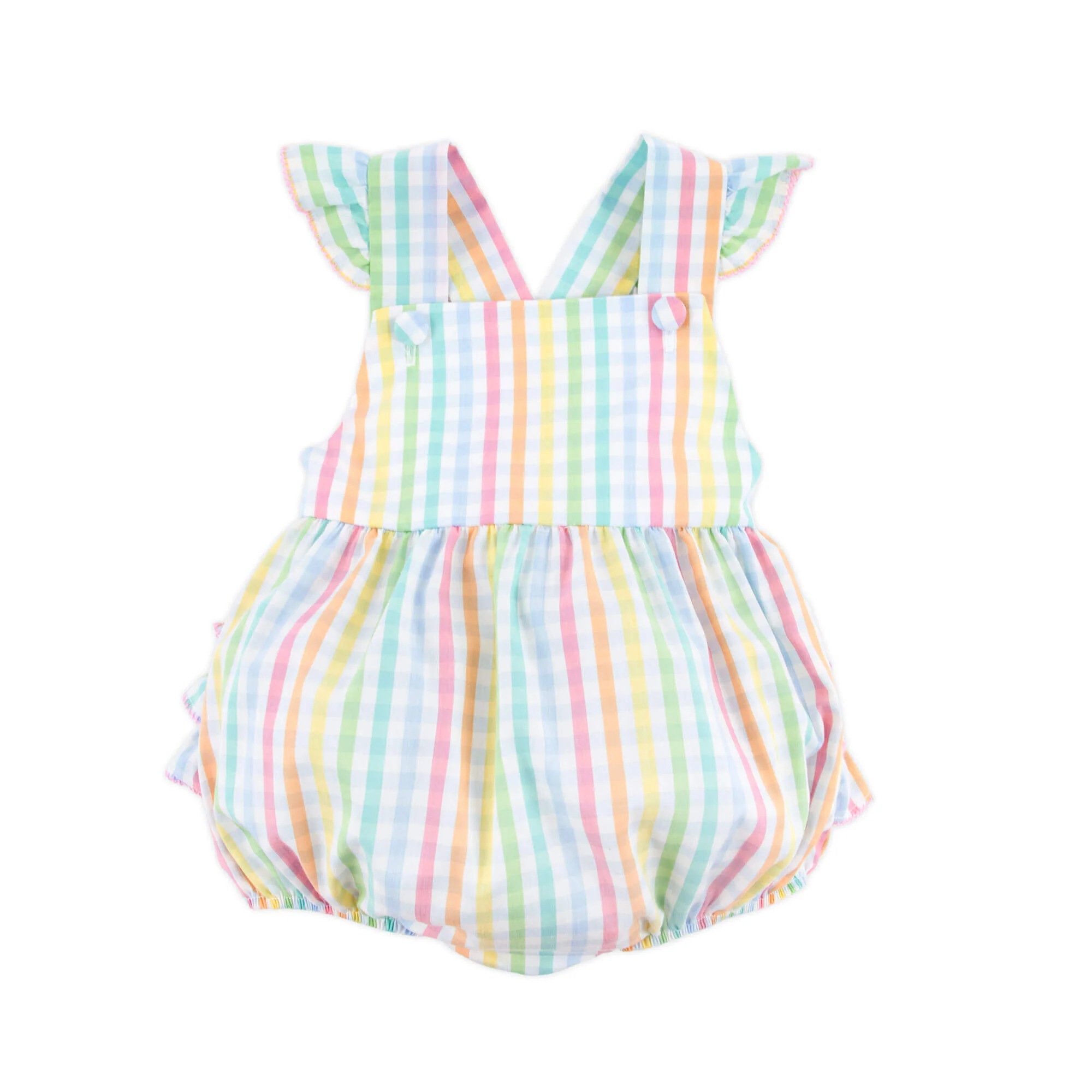Colorful Multi Plaid Leah Bubble - Image 3