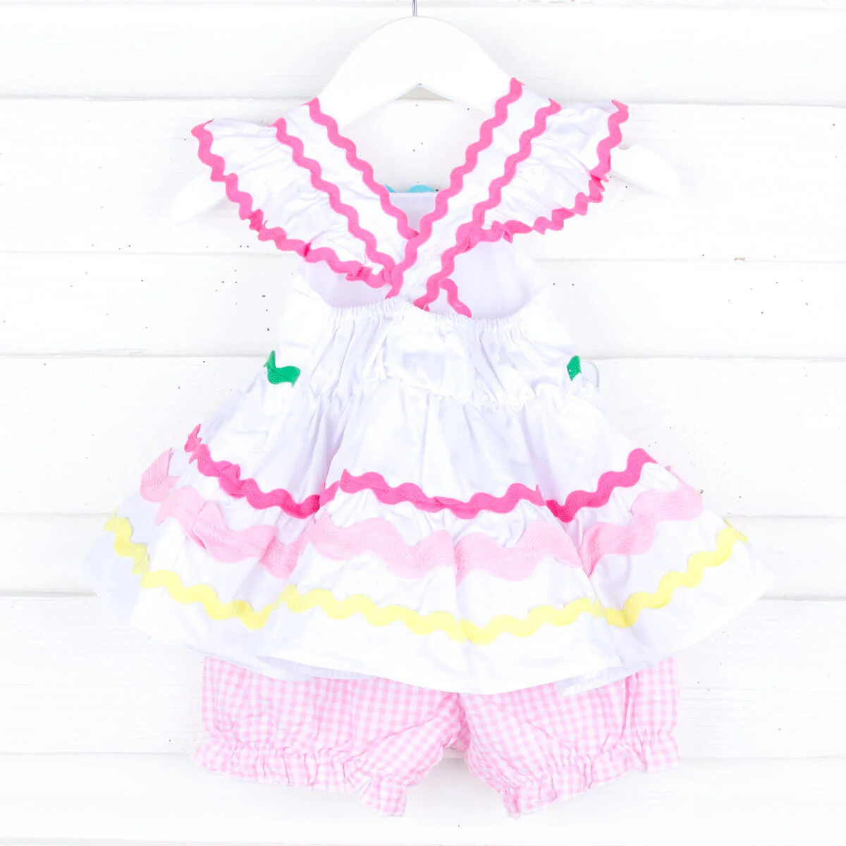 Rainbow Ric Rac Callie Bloomer Set - Image 3