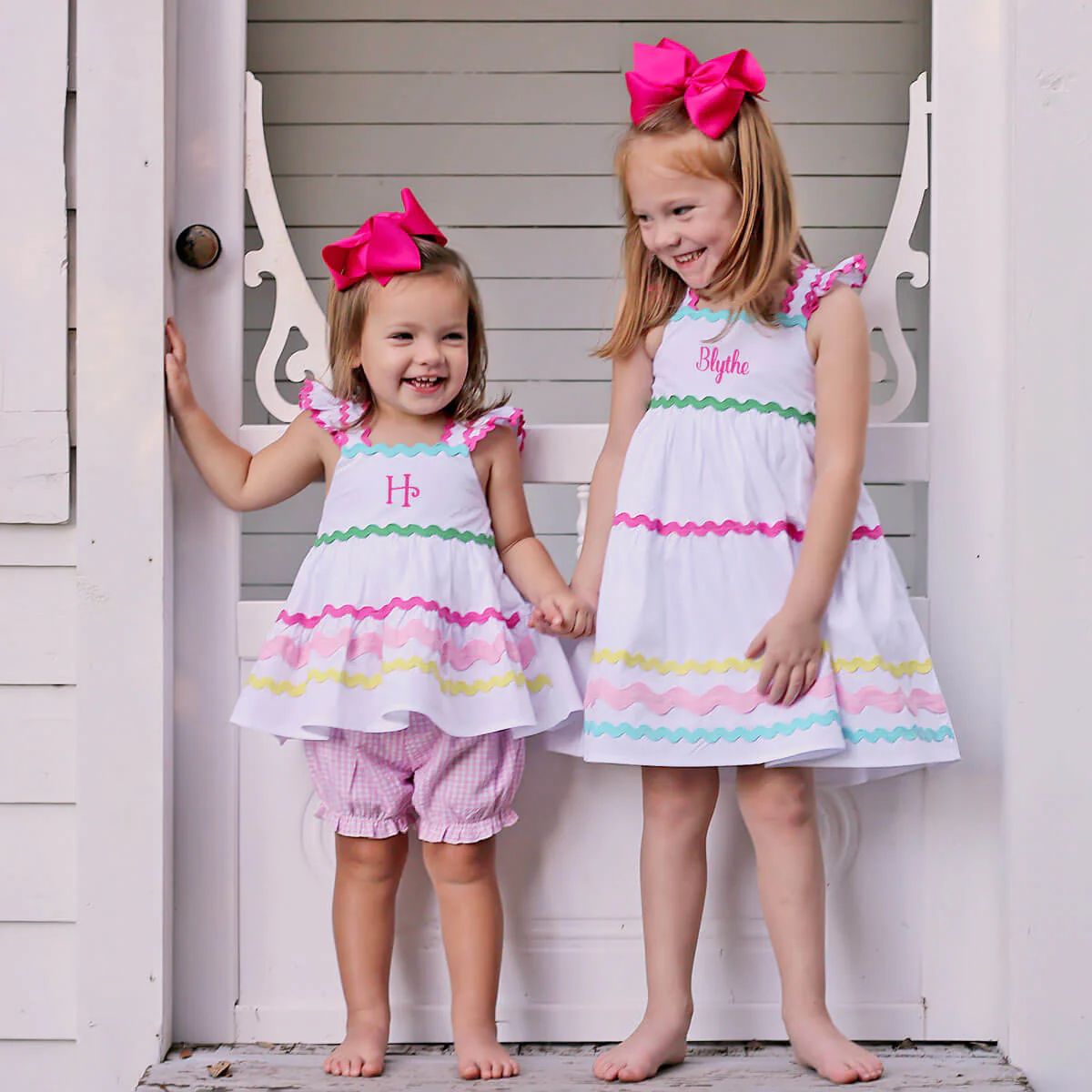 Rainbow Ric Rac Callie Bloomer Set - Image 5