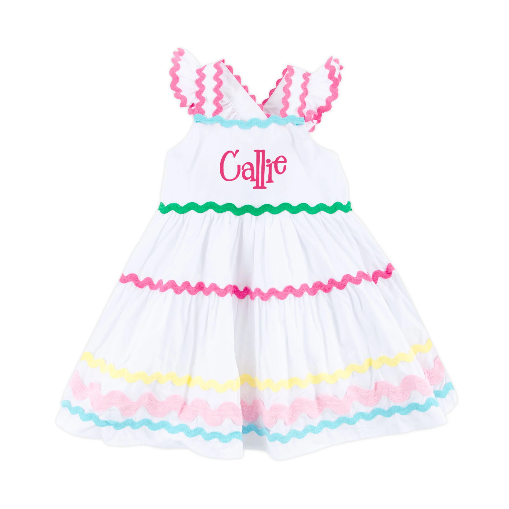 Rainbow Ric Rac Callie Dress - Image 3