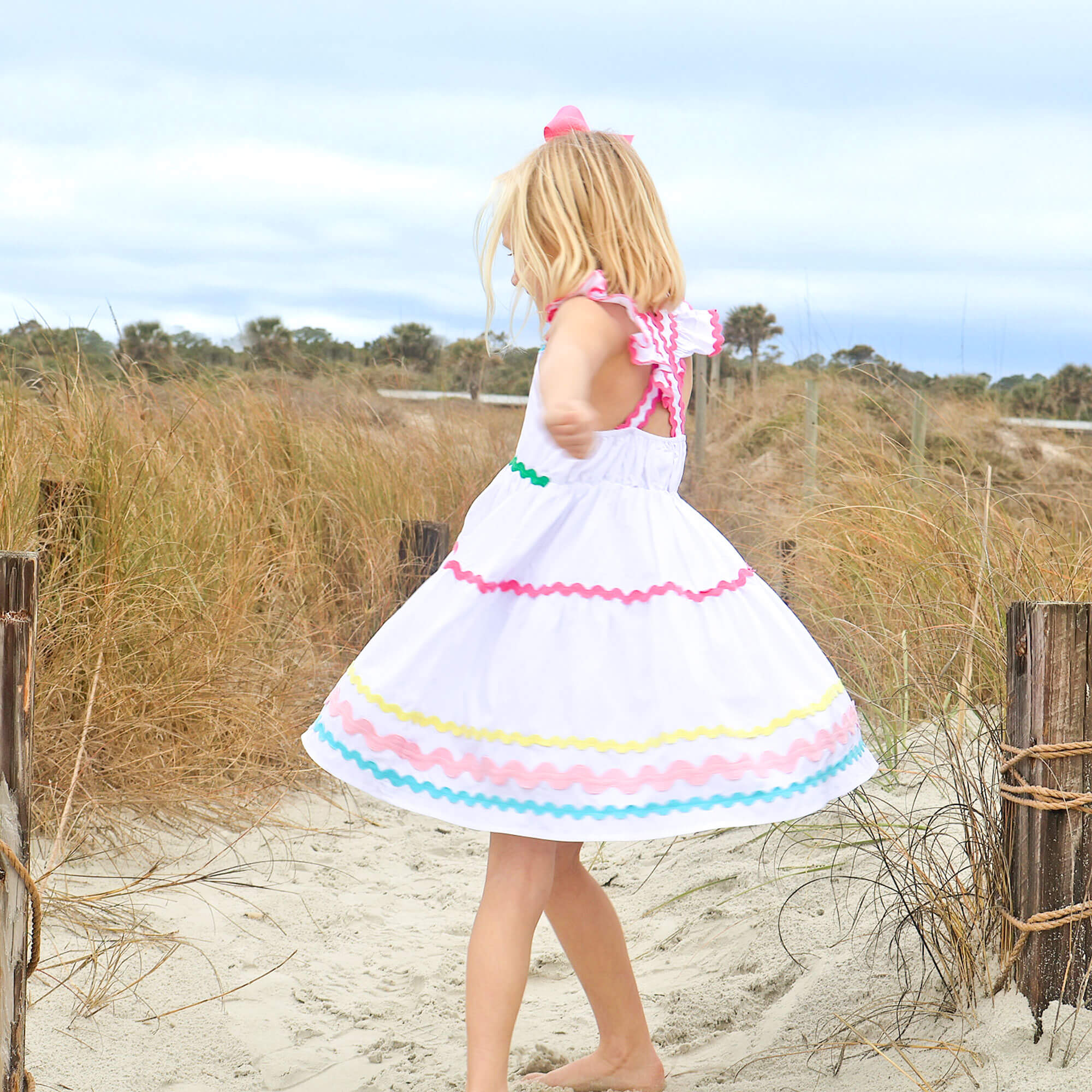 Rainbow Ric Rac Callie Dress - Image 5