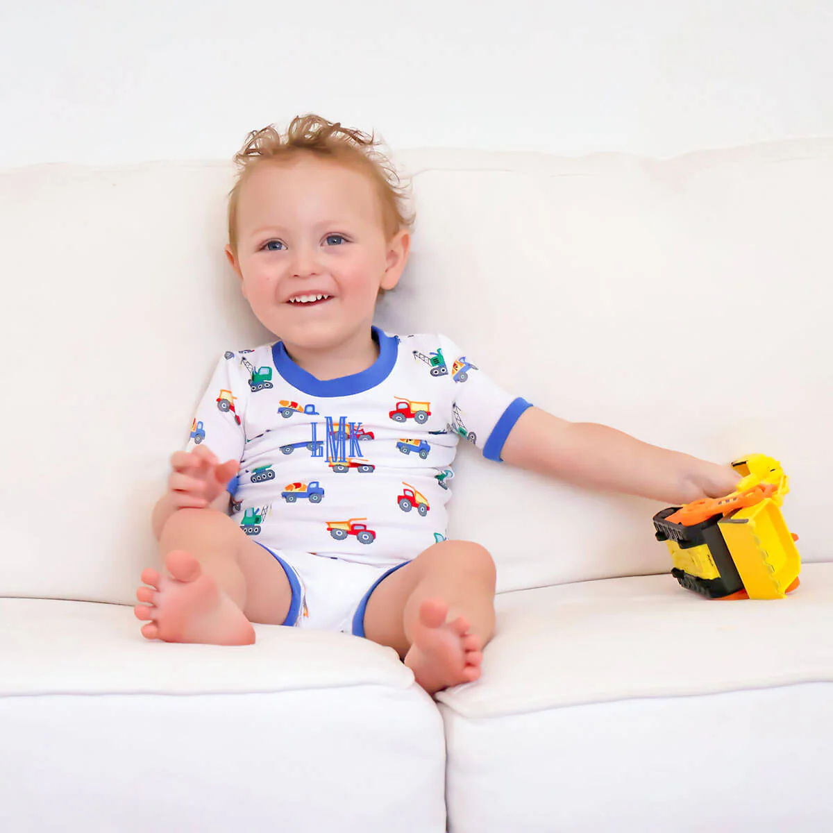 Construction Truck Short Pajamas - Image 4