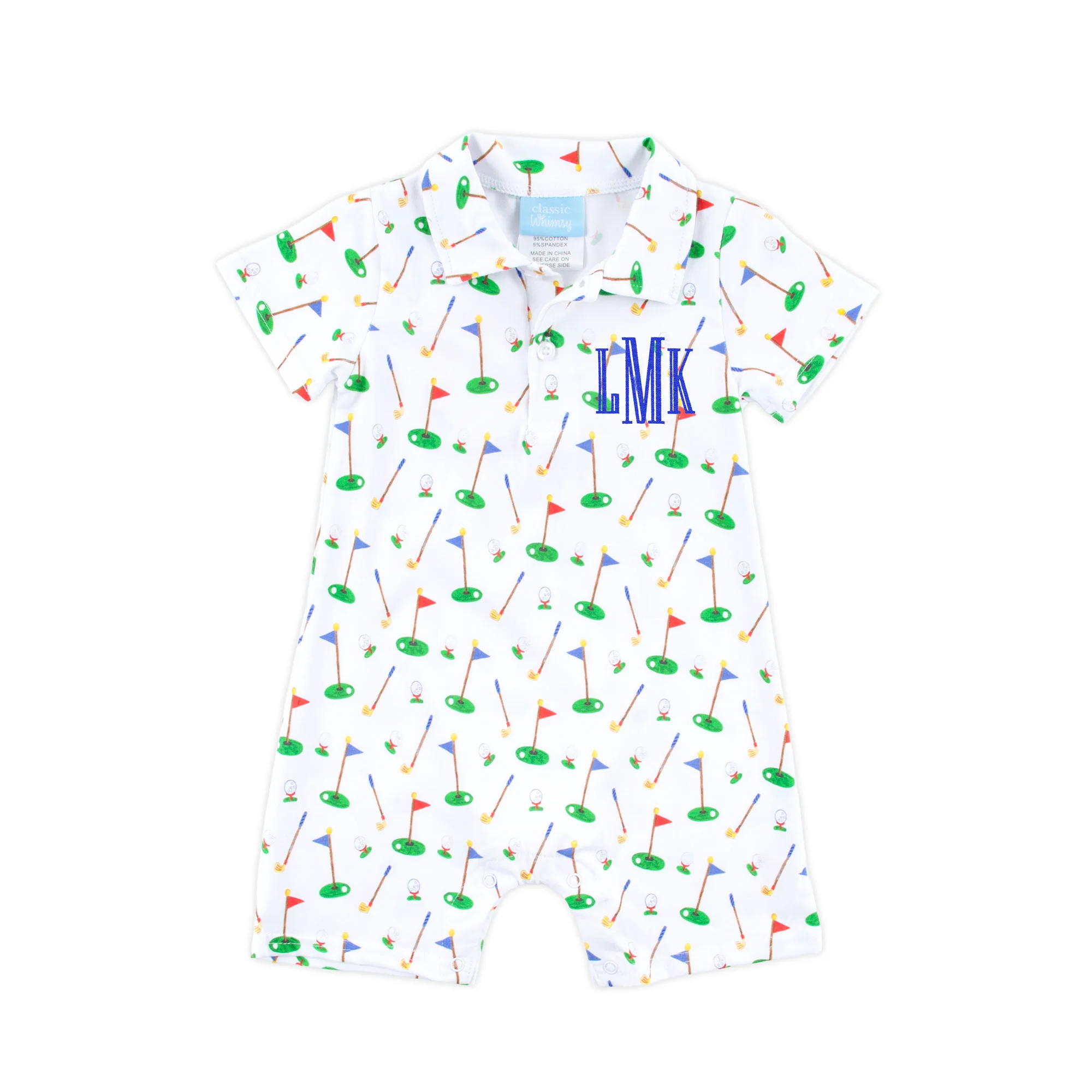 Country Club Polo Romper - Image 2