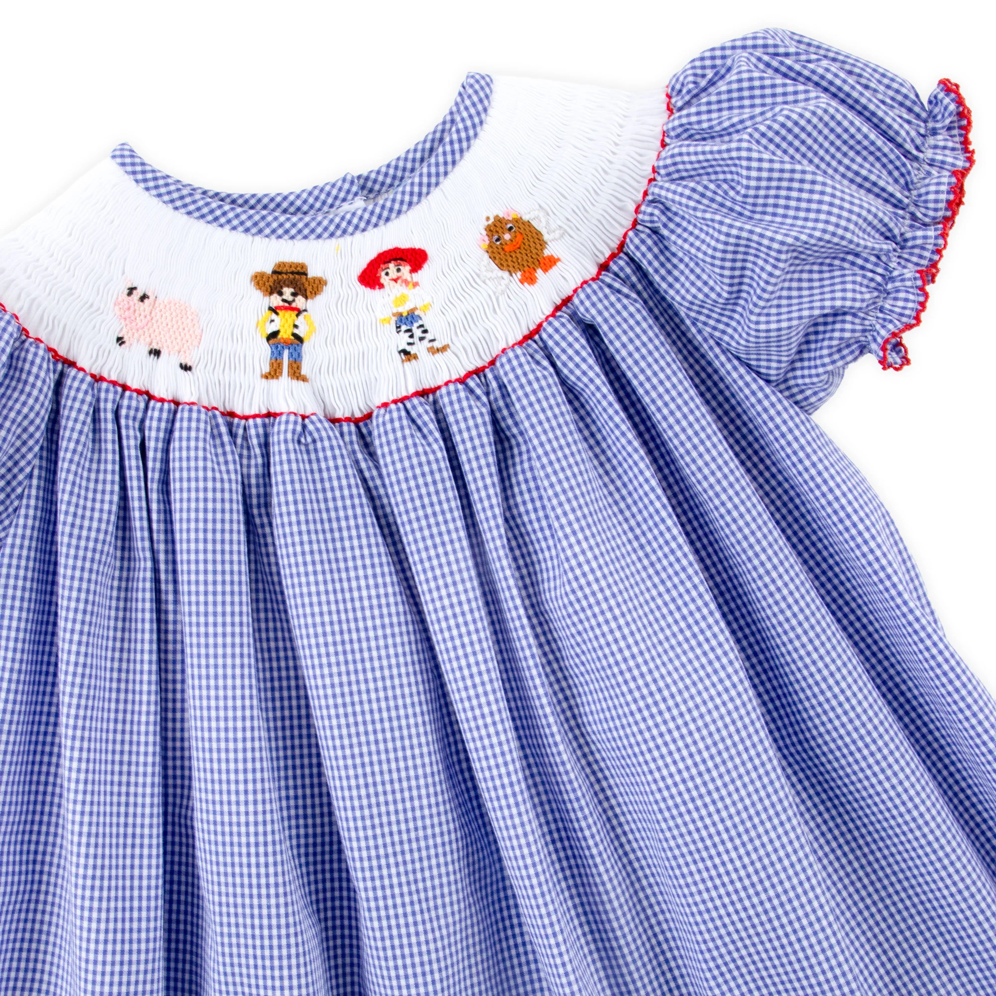Toy Shop Friends Smocked Bishop Dress - Image 2