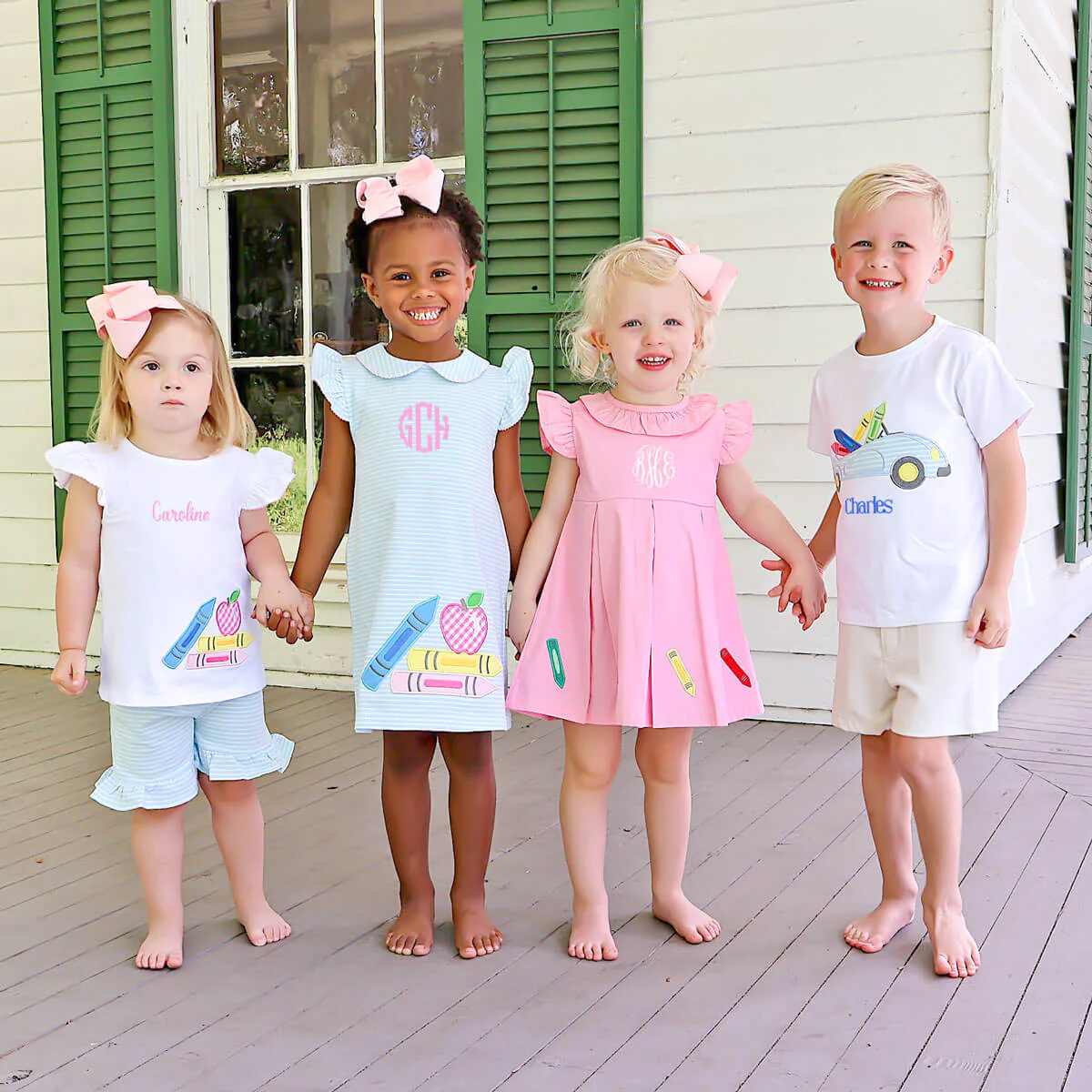 Crayon Car White Short Sleeve Shirt - Image 6