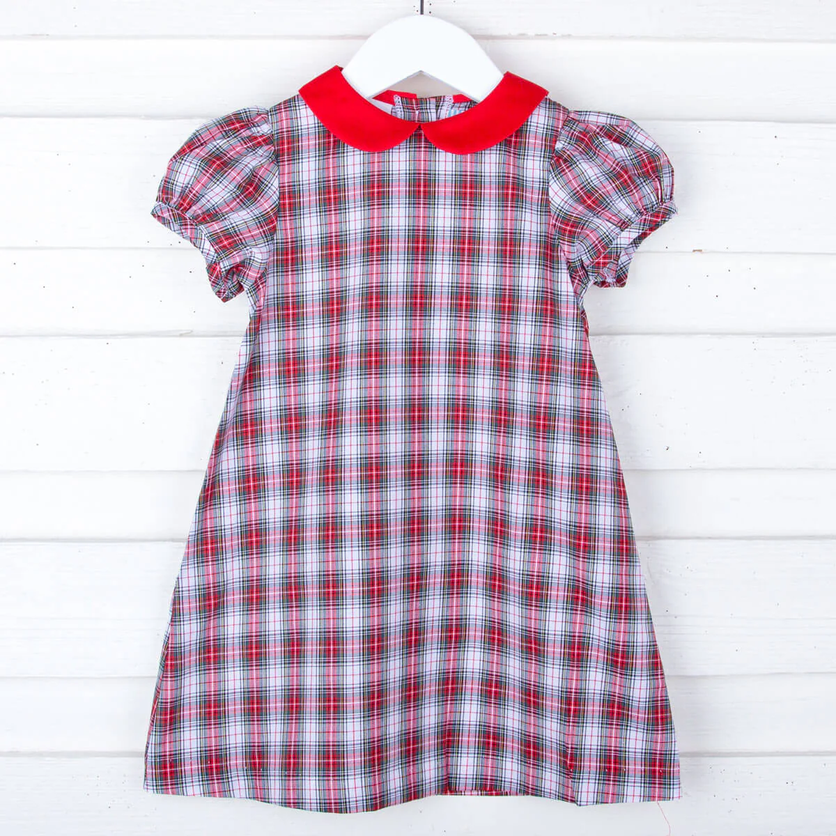 Cream Plaid Sally Dress - Image 2