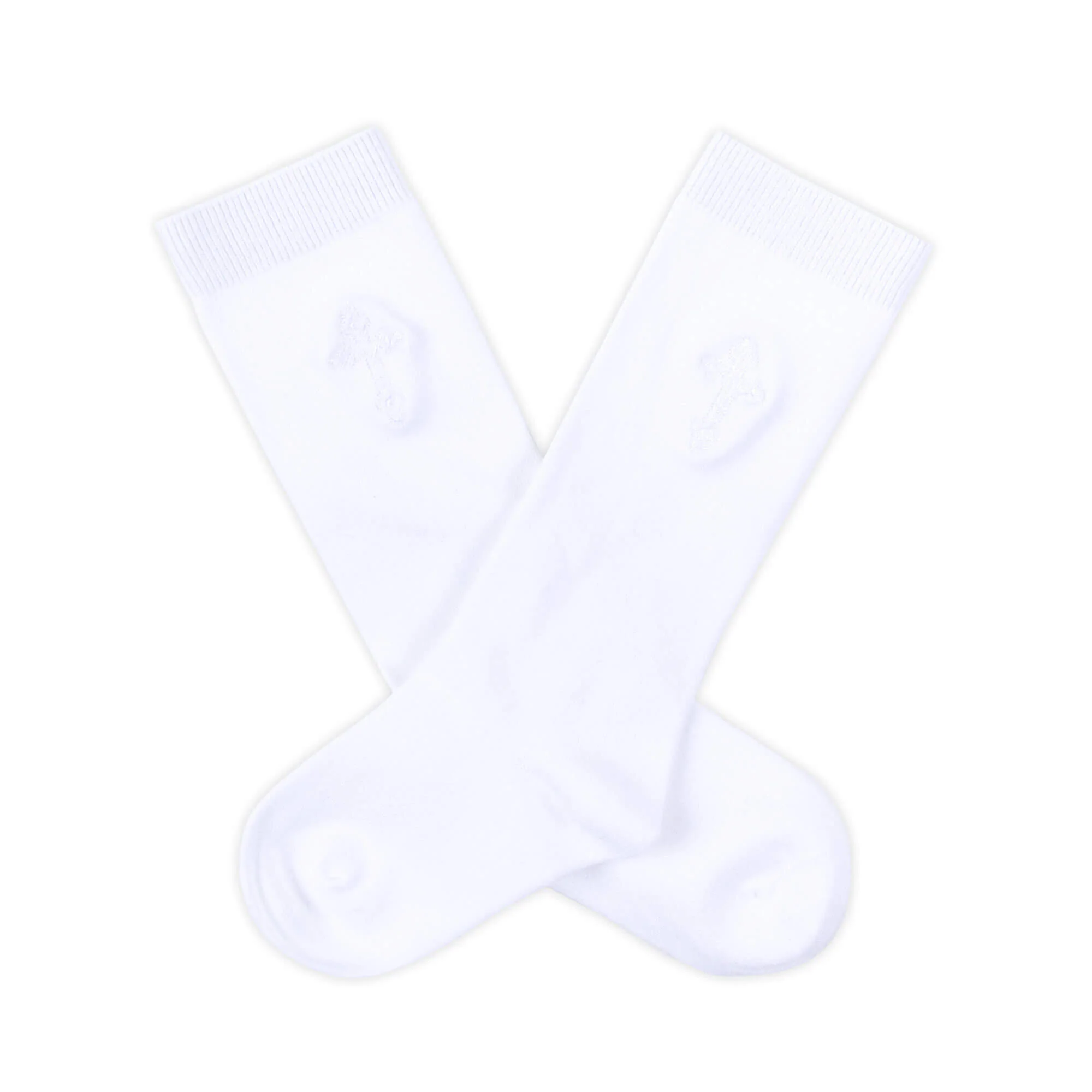 Cross Embroidered Knee High Socks - Image 4