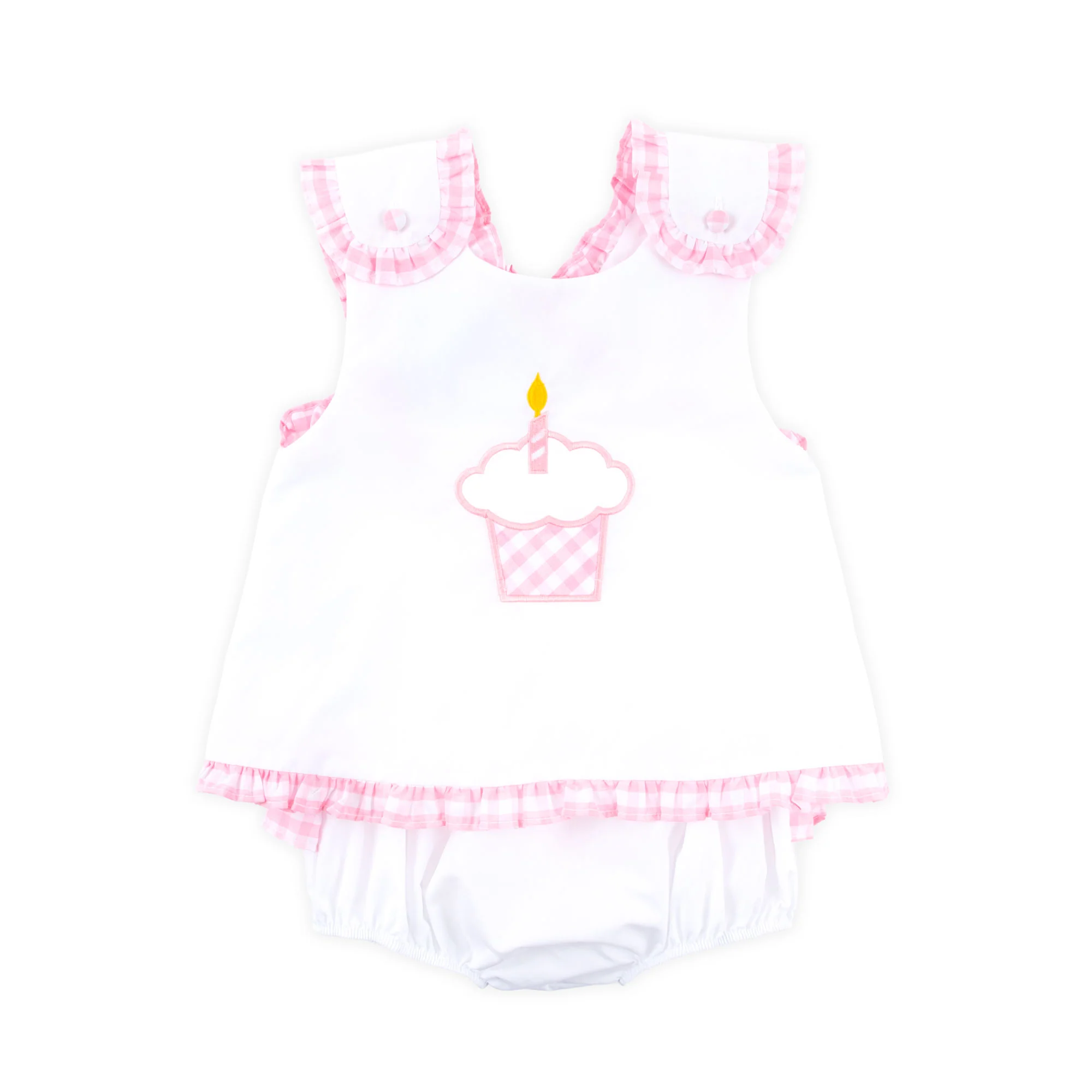 Cupcake Applique Popover Bloomer Set - Image 4