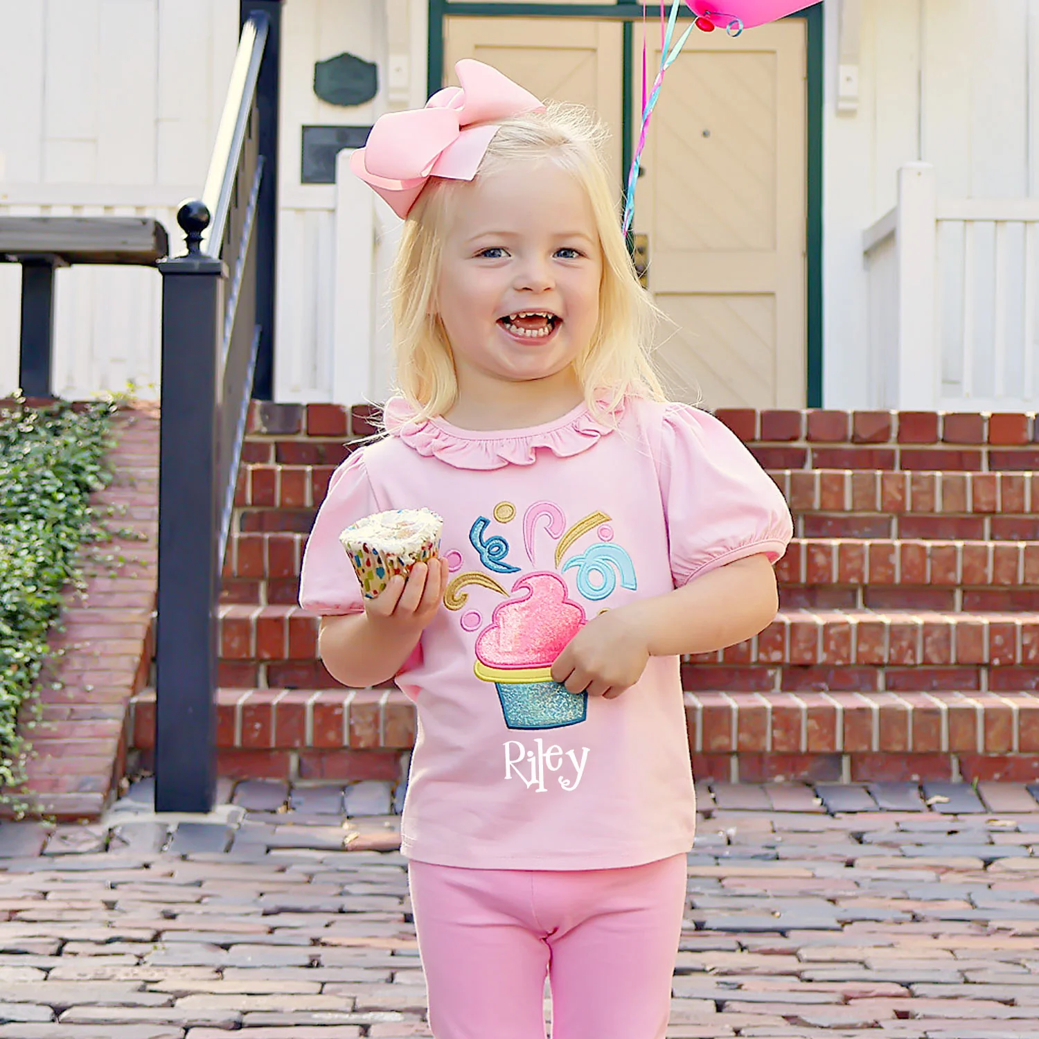 Cupcake Light Pink Ruffle Top - Image 2