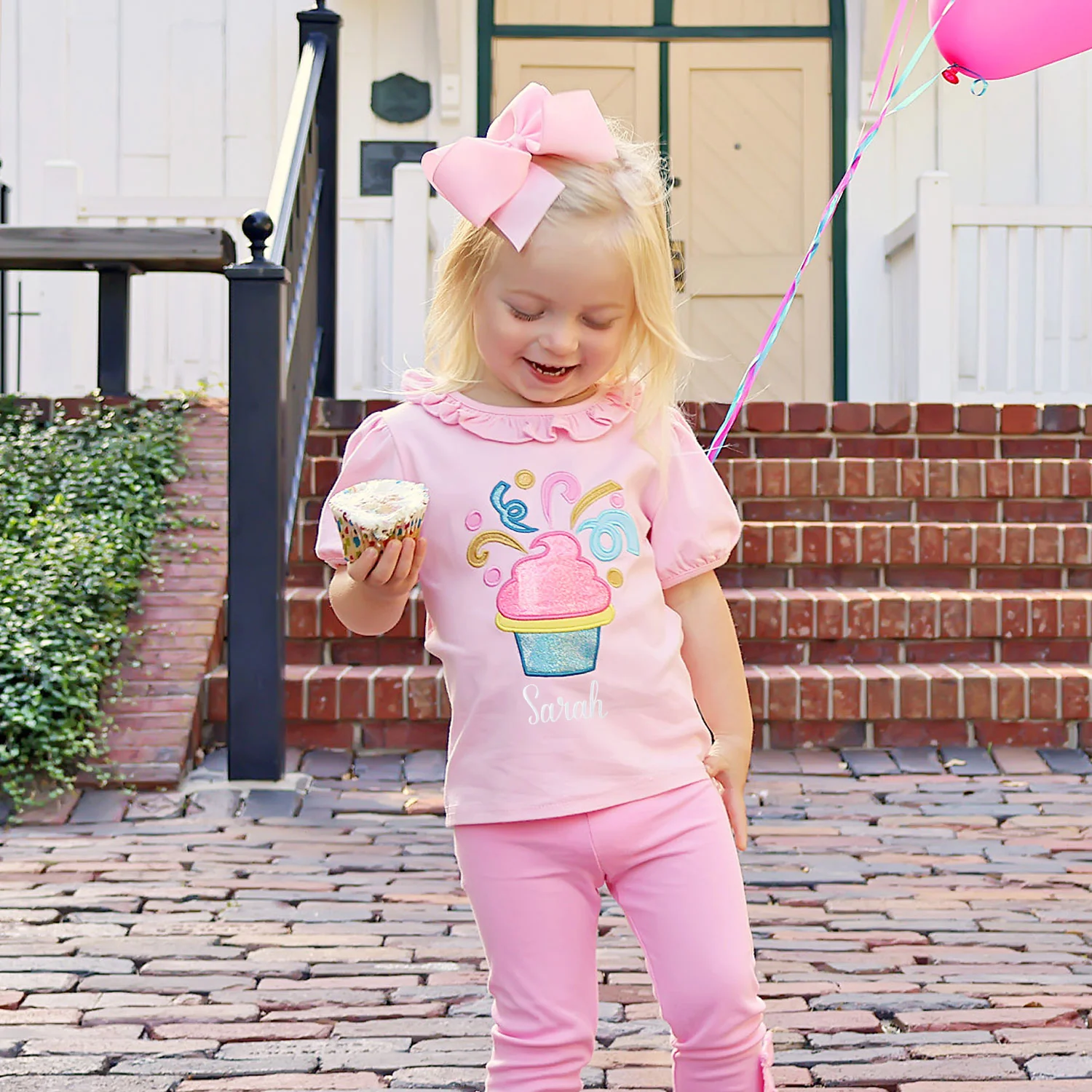 Cupcake Light Pink Ruffle Top - Image 4