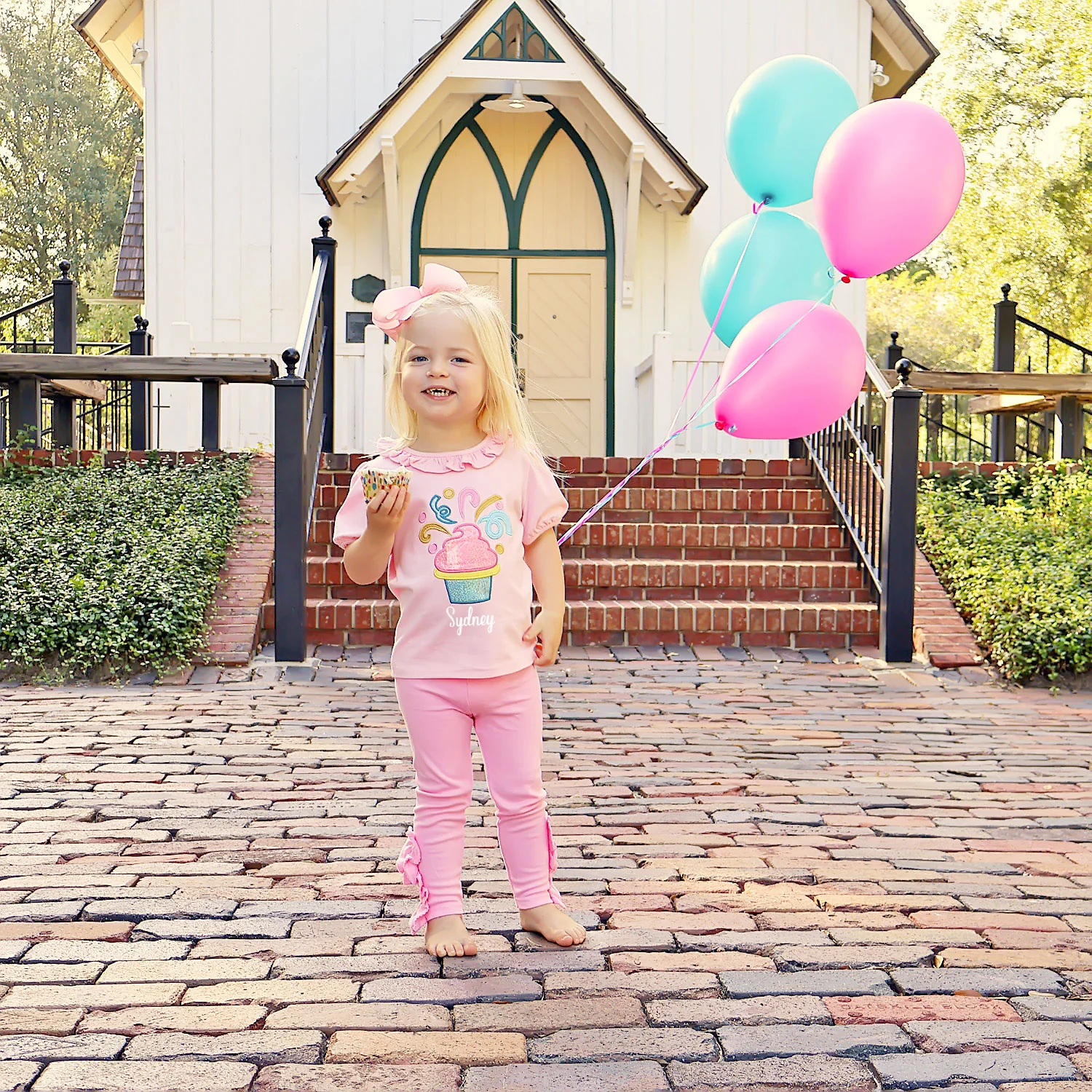 Cupcake Light Pink Ruffle Top - Image 8