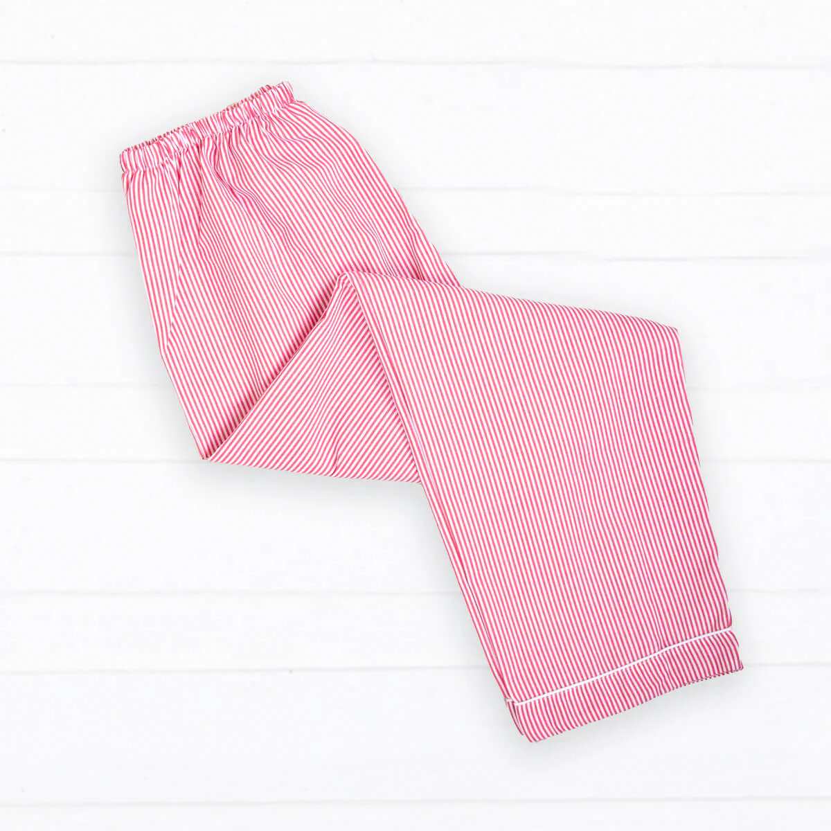Red Stripe Adult Pajama Pants - Image 3