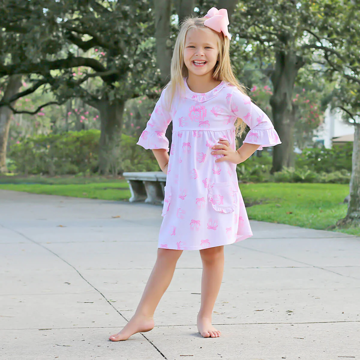 Ballet Slippers Pink Caroline Dress - Image 2