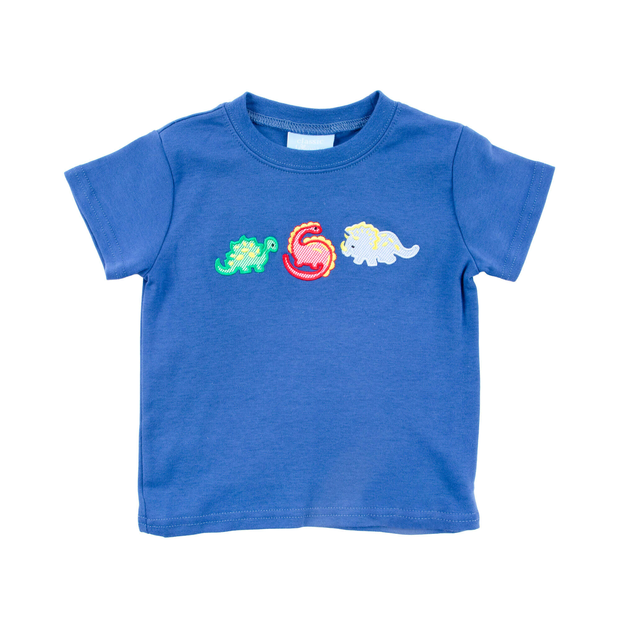 Dinosaur Navy Blue Short Sleeve Shirt - Image 2