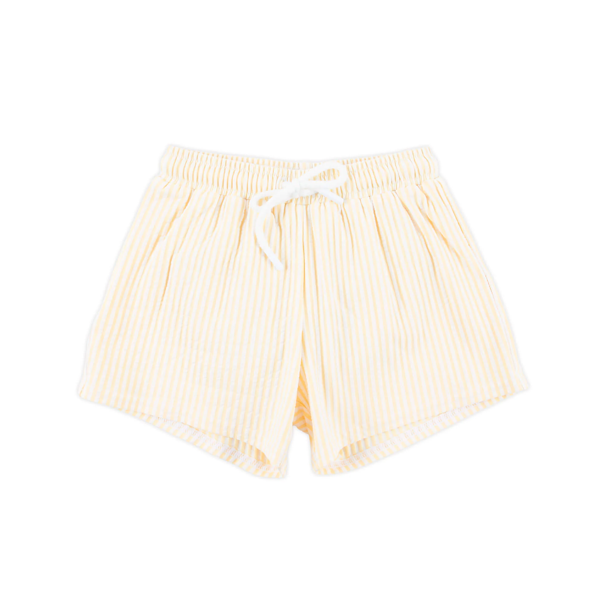 Yellow Stripe Swim Trunks - Image 3