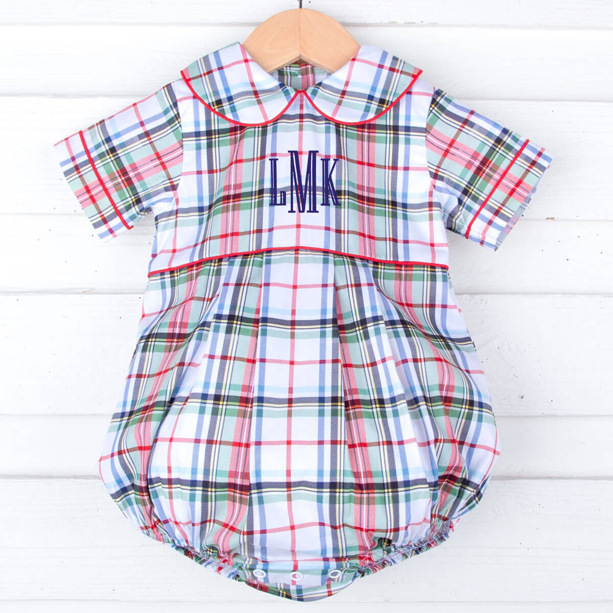 Douglas Plaid Collared Bubble - Image 2