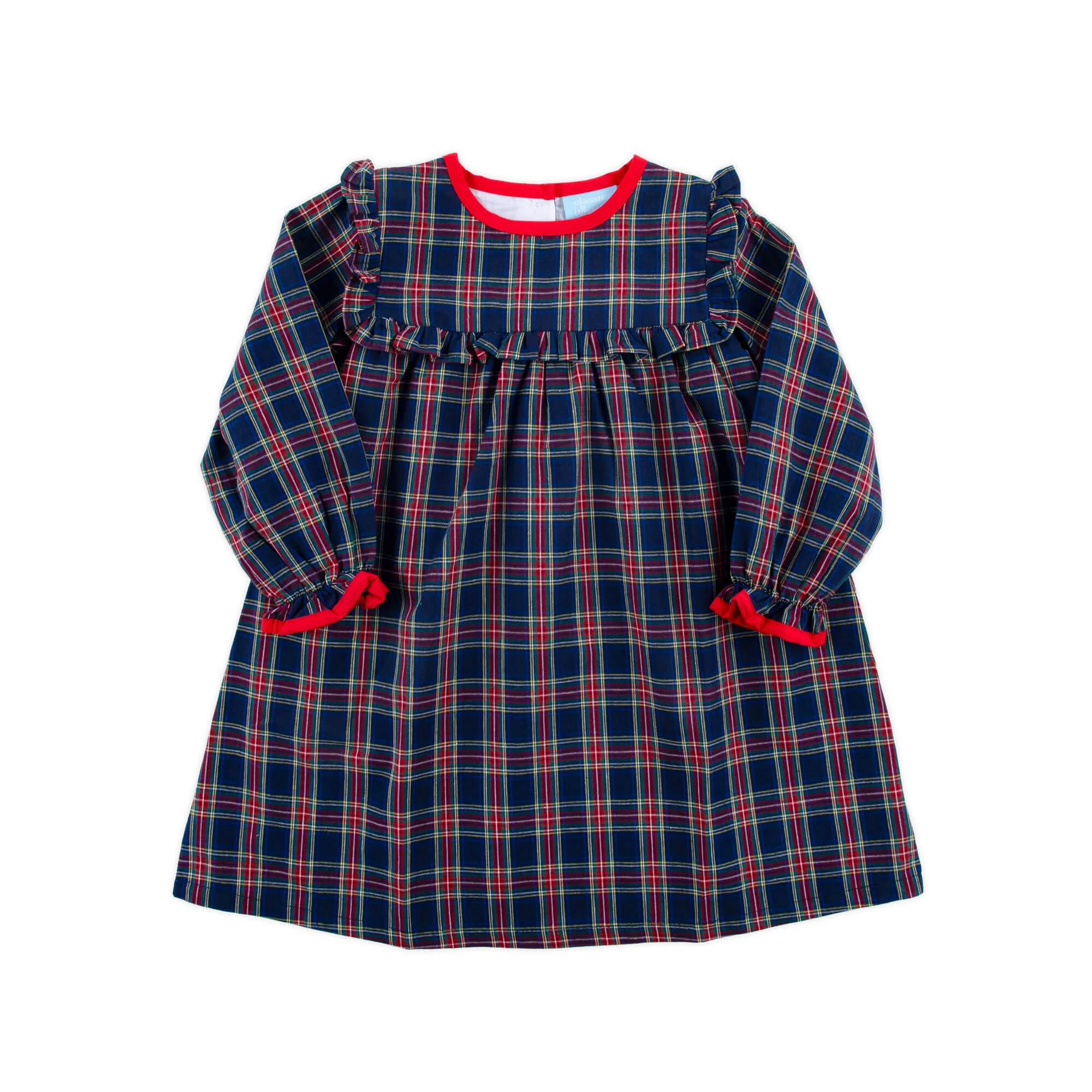 Dunbar Plaid Royal Hattie Dress - Image 4