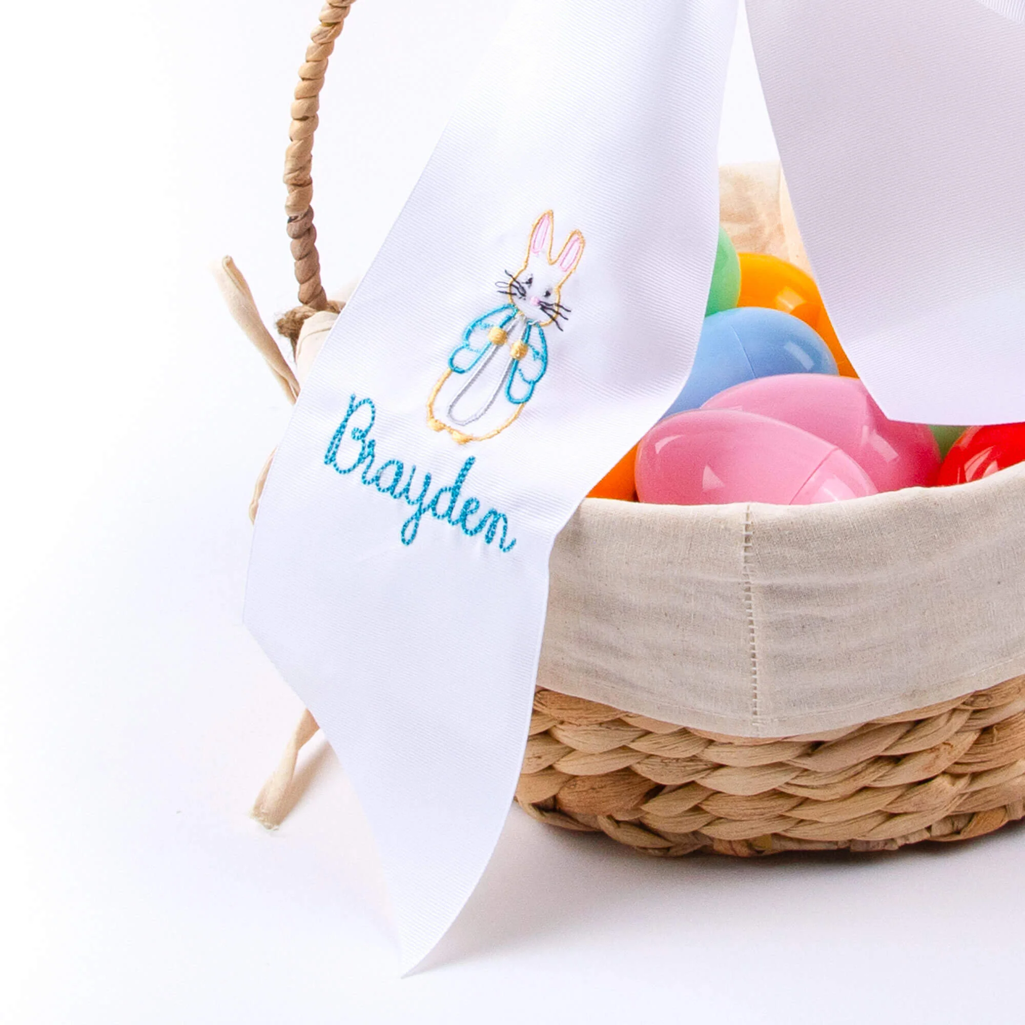 Easter Basket Monogram Ribbon - Image 3
