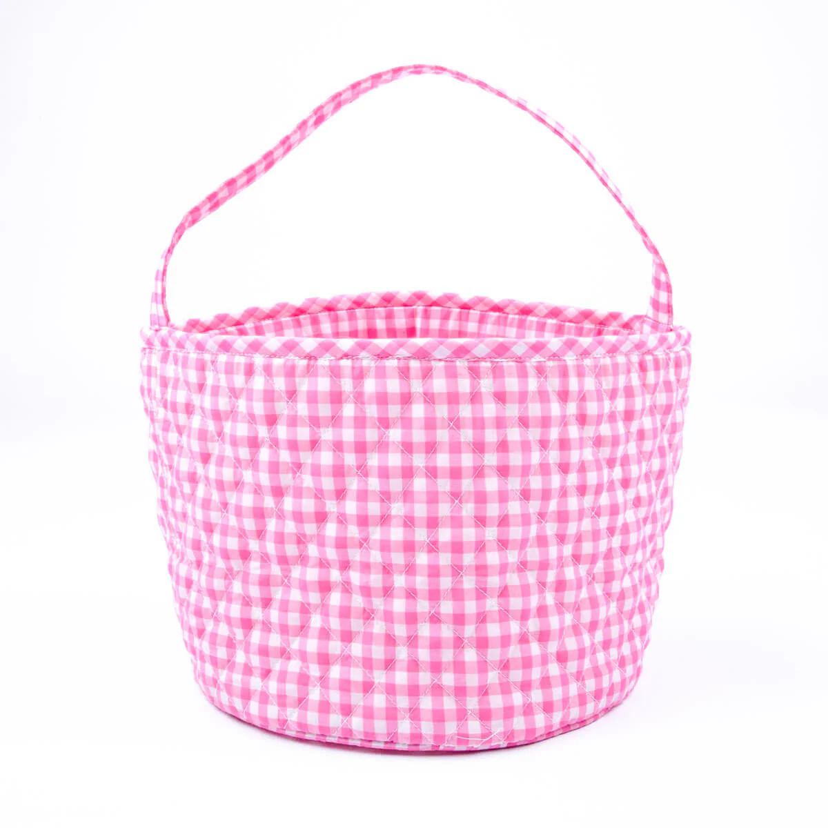Easter Basket Pink Gingham - Image 2