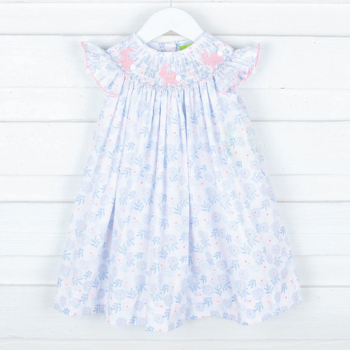 Easter Bunny Smocked Blooming Dress - Image 2
