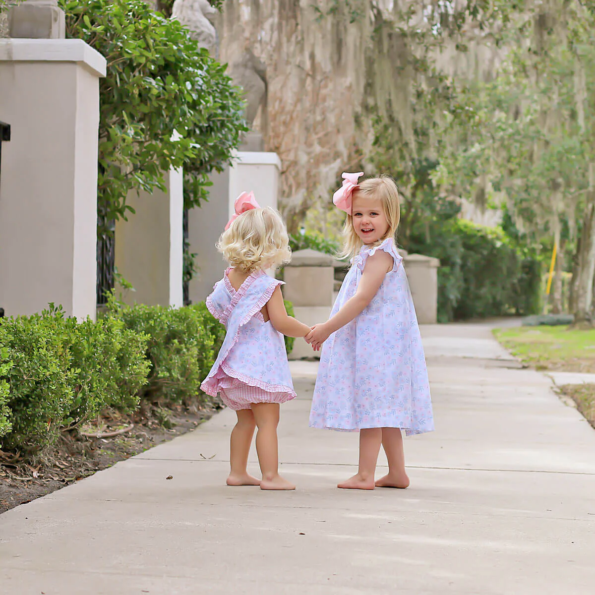 Easter Bunny Smocked Blooming Dress - Image 4