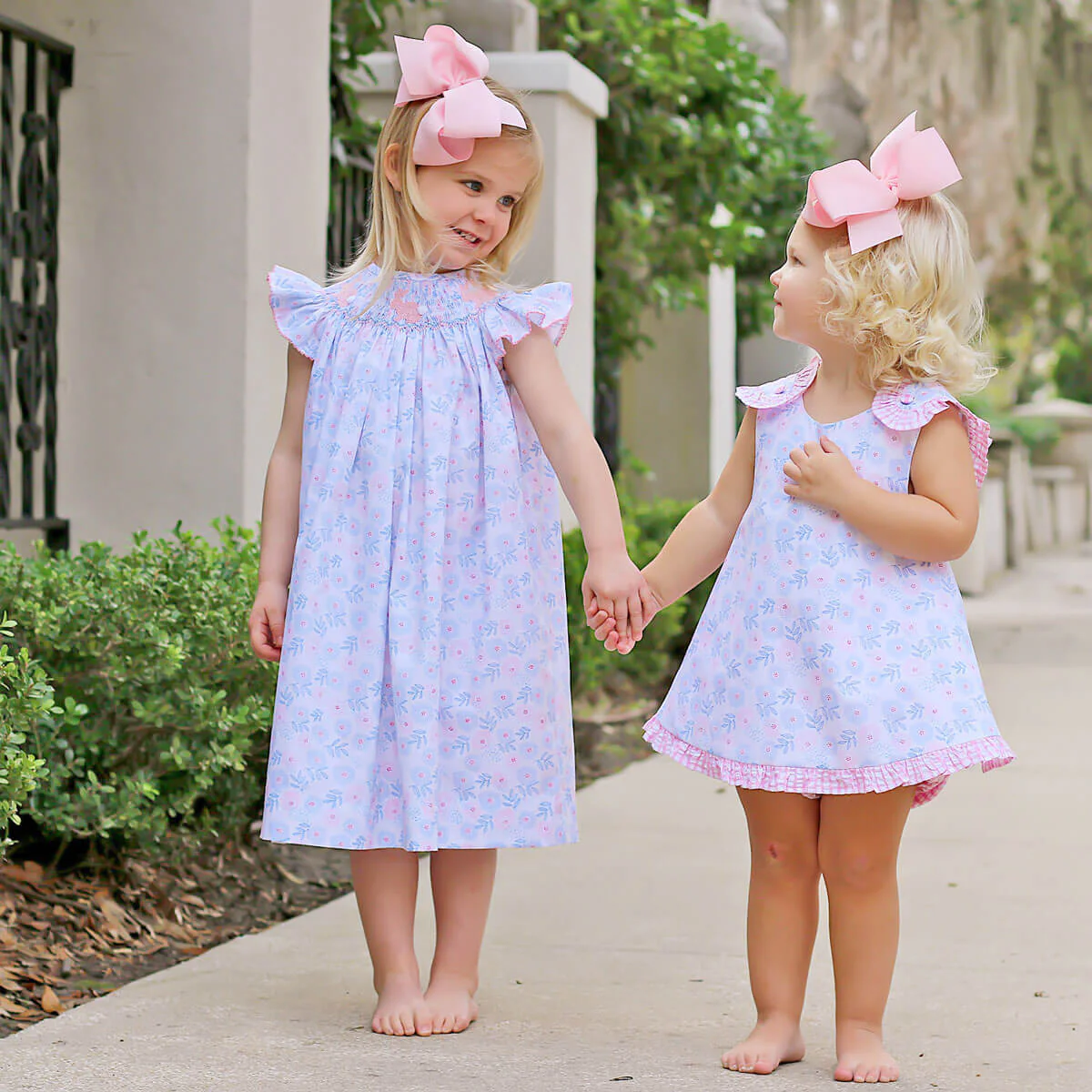 Easter Bunny Smocked Blooming Dress - Image 5