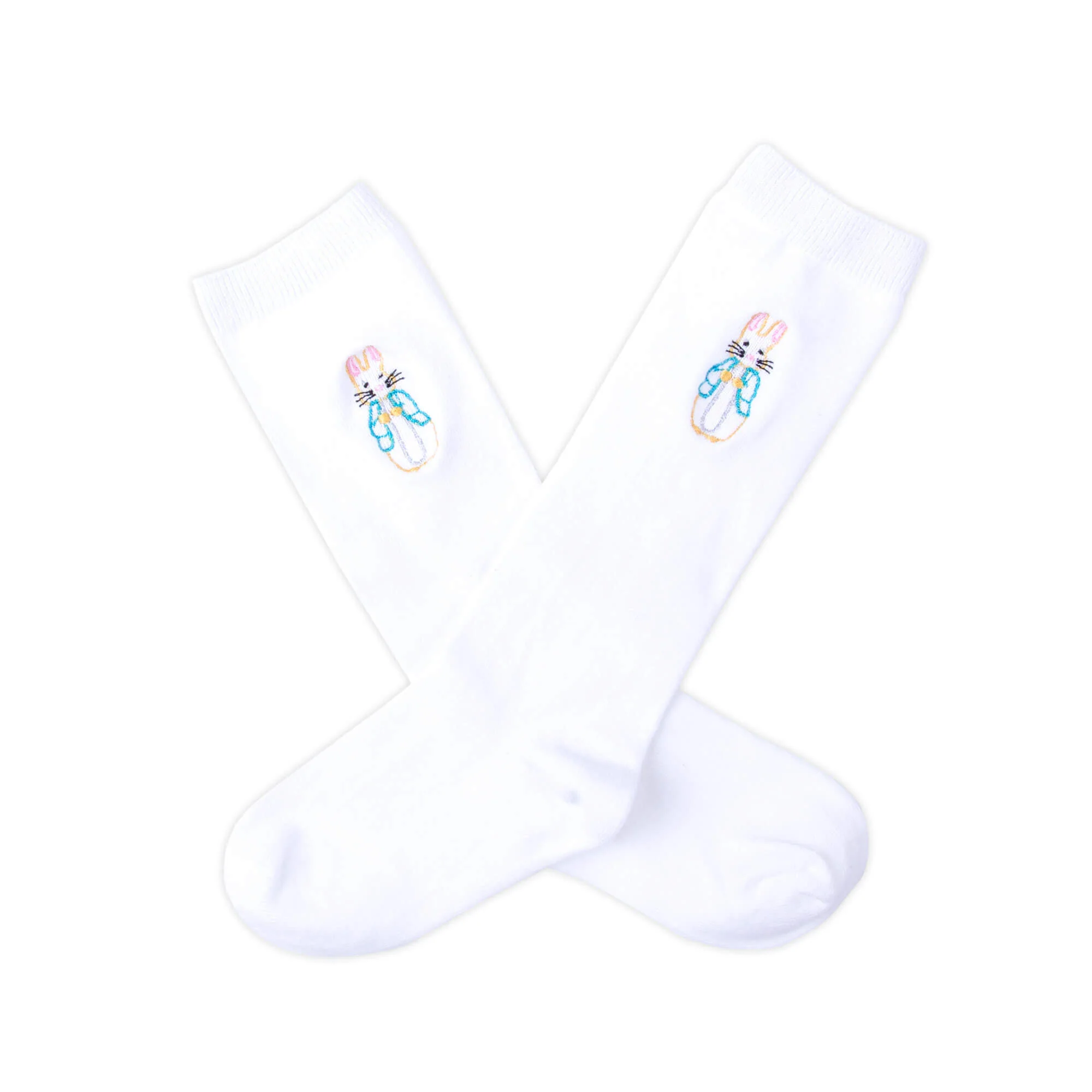 Easter Embroidered Knee High Socks - Image 4
