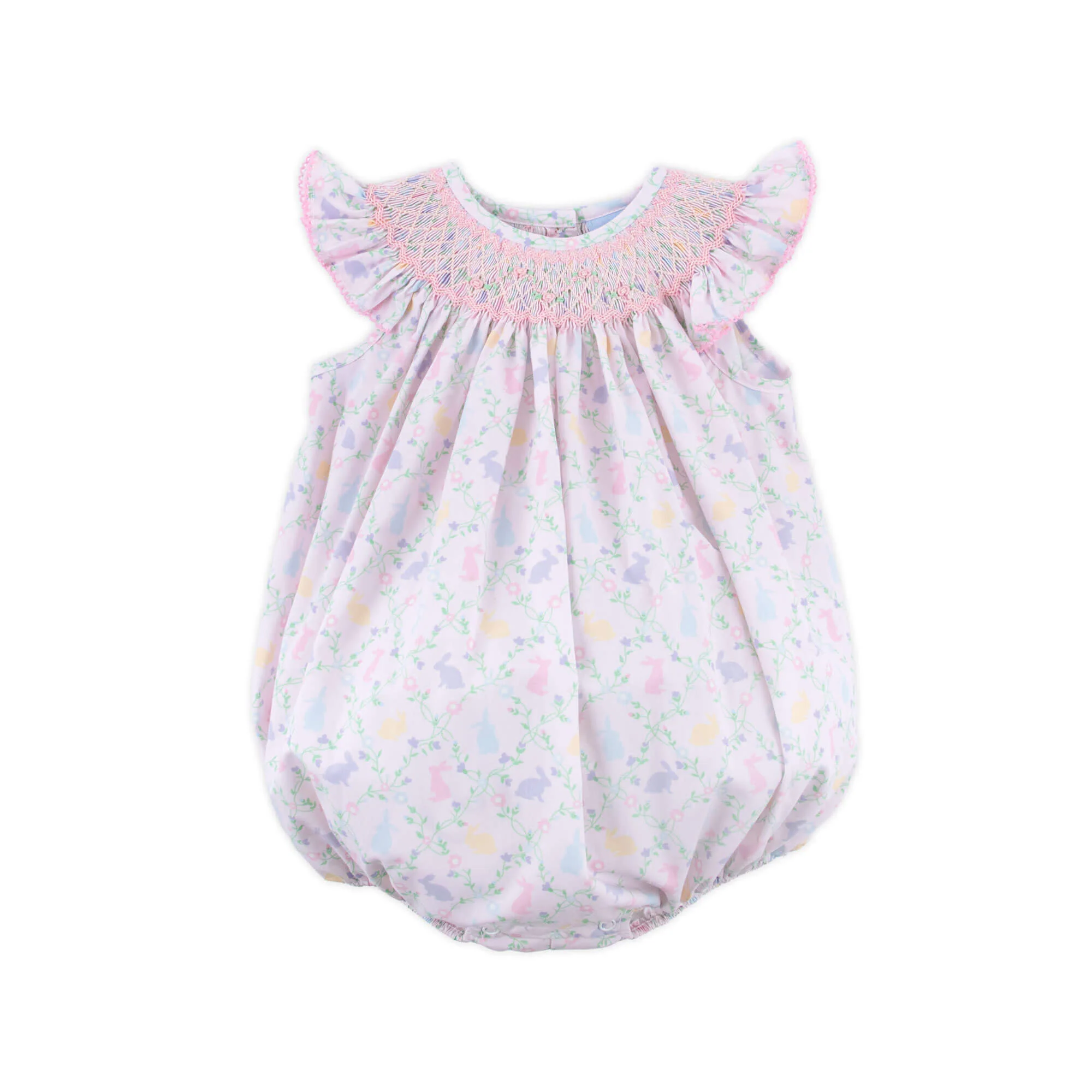 Easter Vine Smocked White Bubble - Image 2