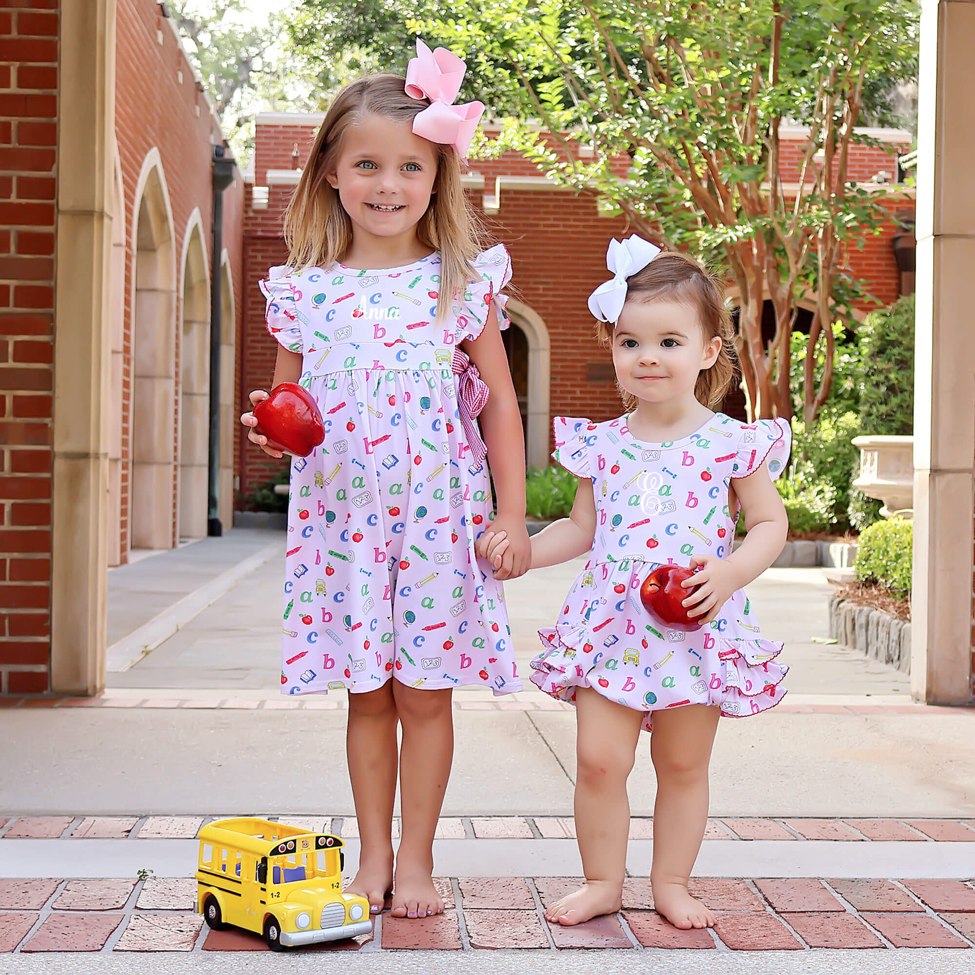Easy as ABC Pink Avery Dress - Image 5
